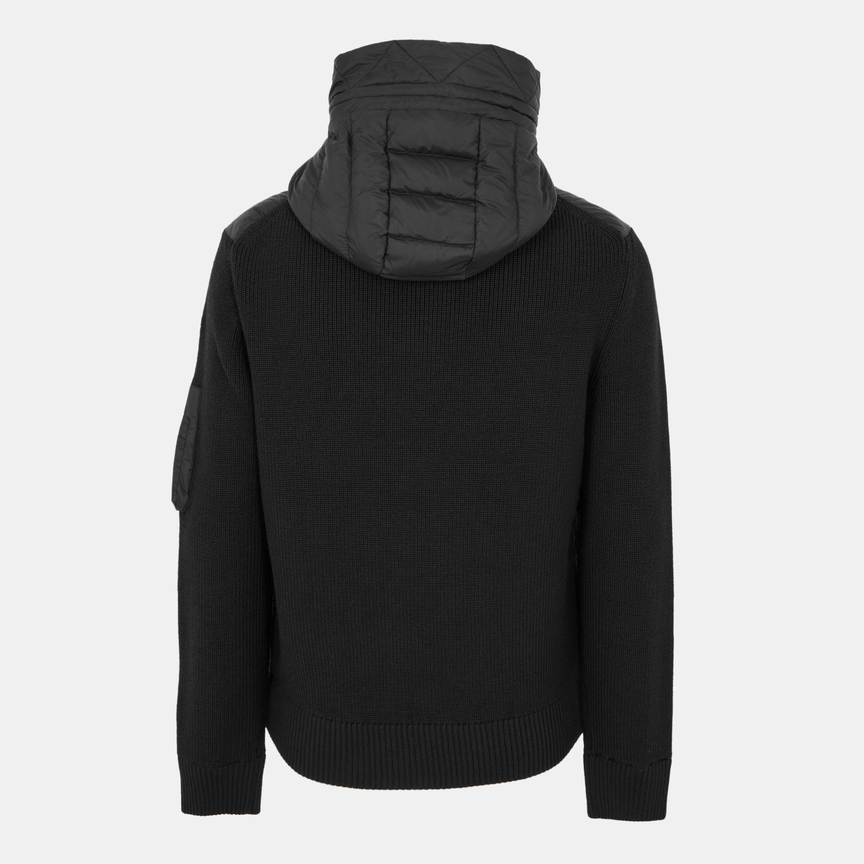 Black 999 - Moncler - Men's Water-Resistant Insulated Hybrid Jacket - 2