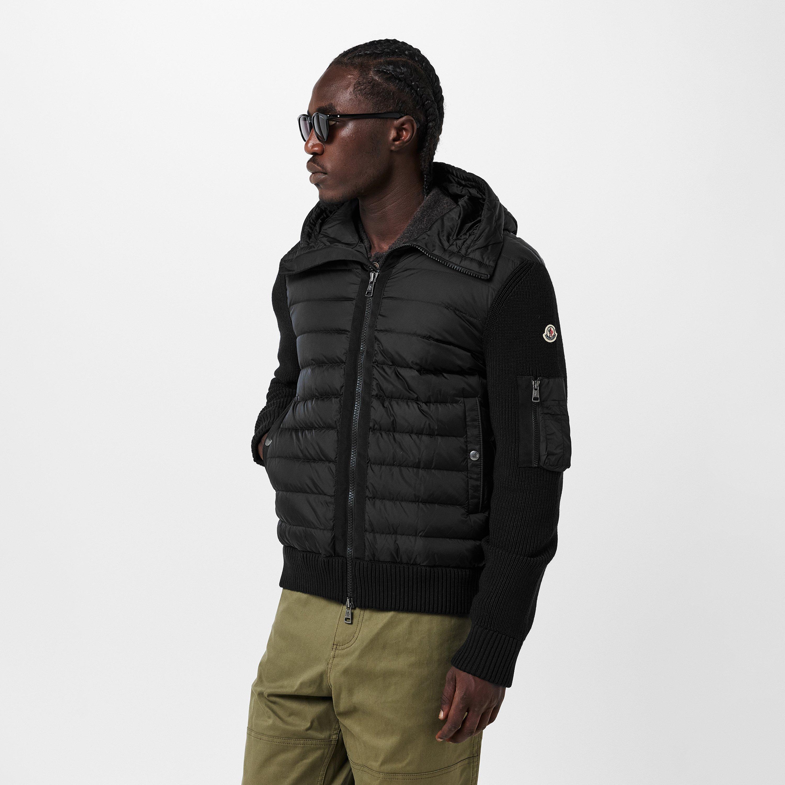 Black 999 - Moncler - Men's Water-Resistant Insulated Hybrid Jacket - 3