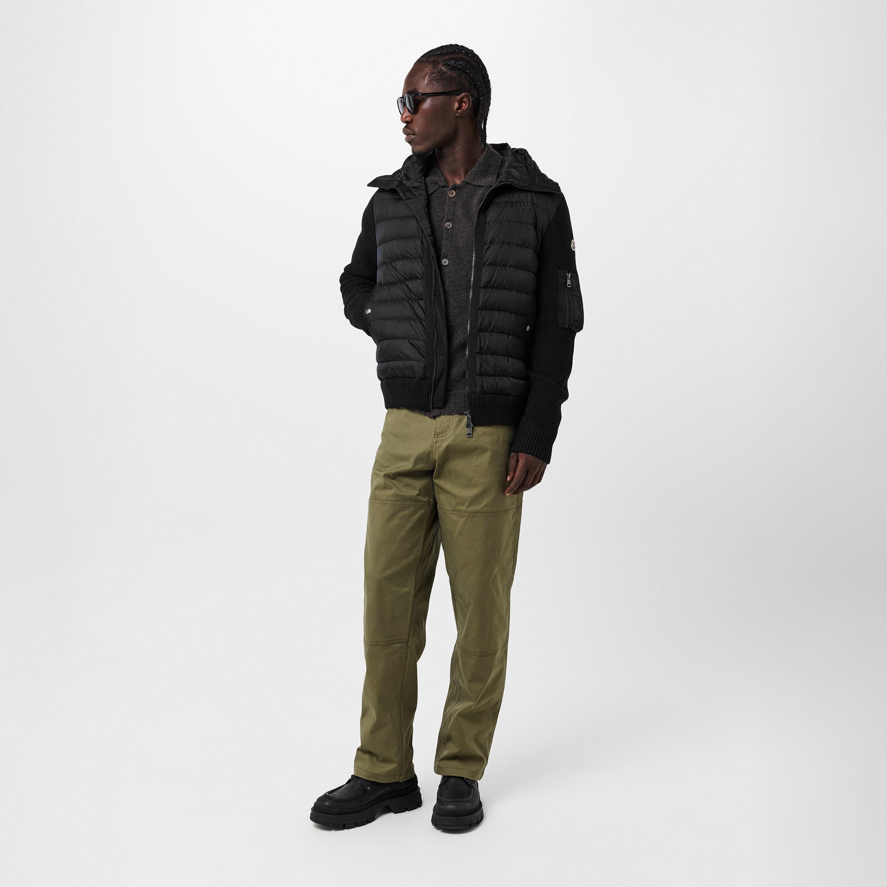 Black 999 - Moncler - Men's Water-Resistant Insulated Hybrid Jacket - 6