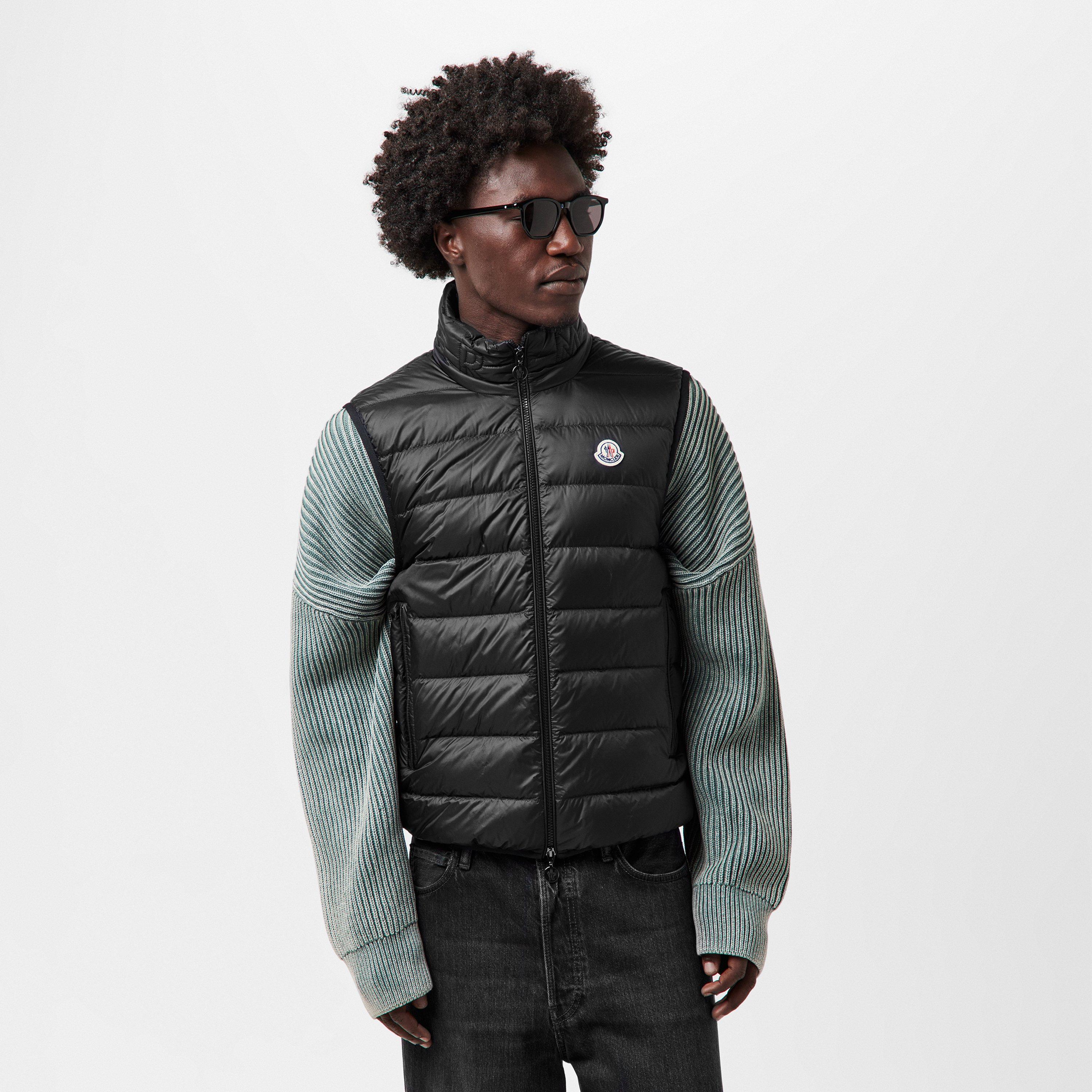 Black 999 - Moncler - Men's Rocoque Down Quilted Gilet - 3