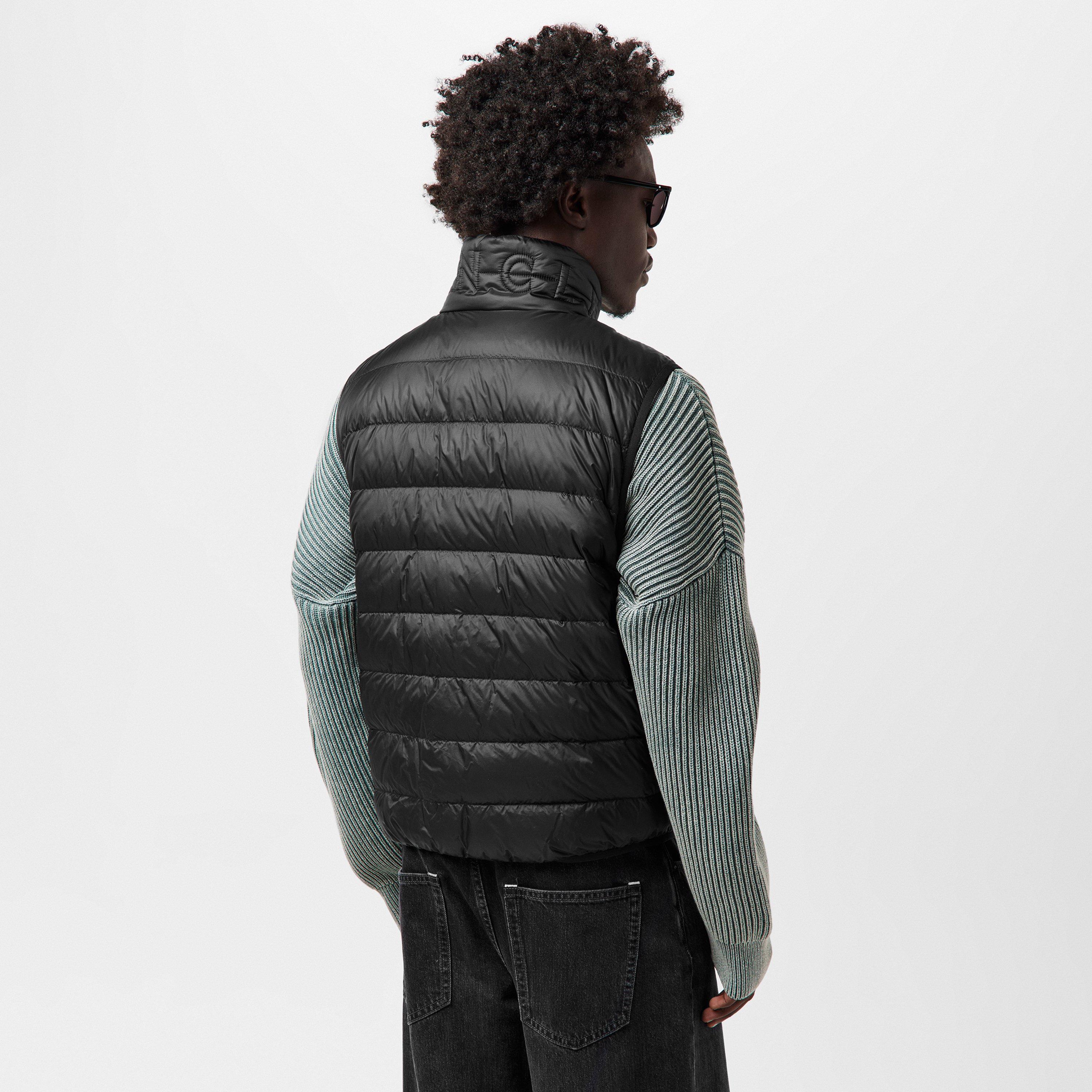 Black 999 - Moncler - Men's Rocoque Down Quilted Gilet - 4