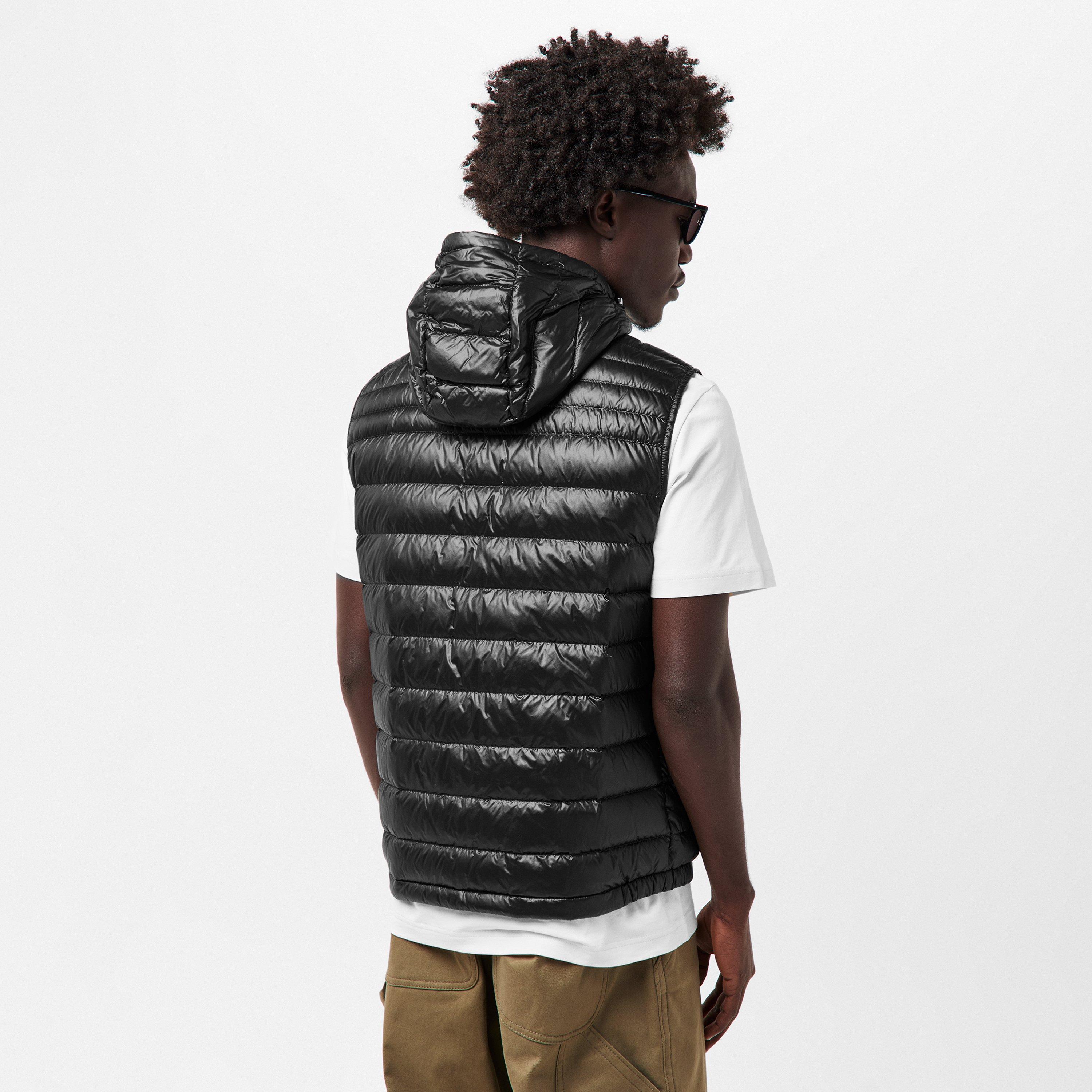 Black - Moncler - Men's Orant Hooded Down Gilet - 4