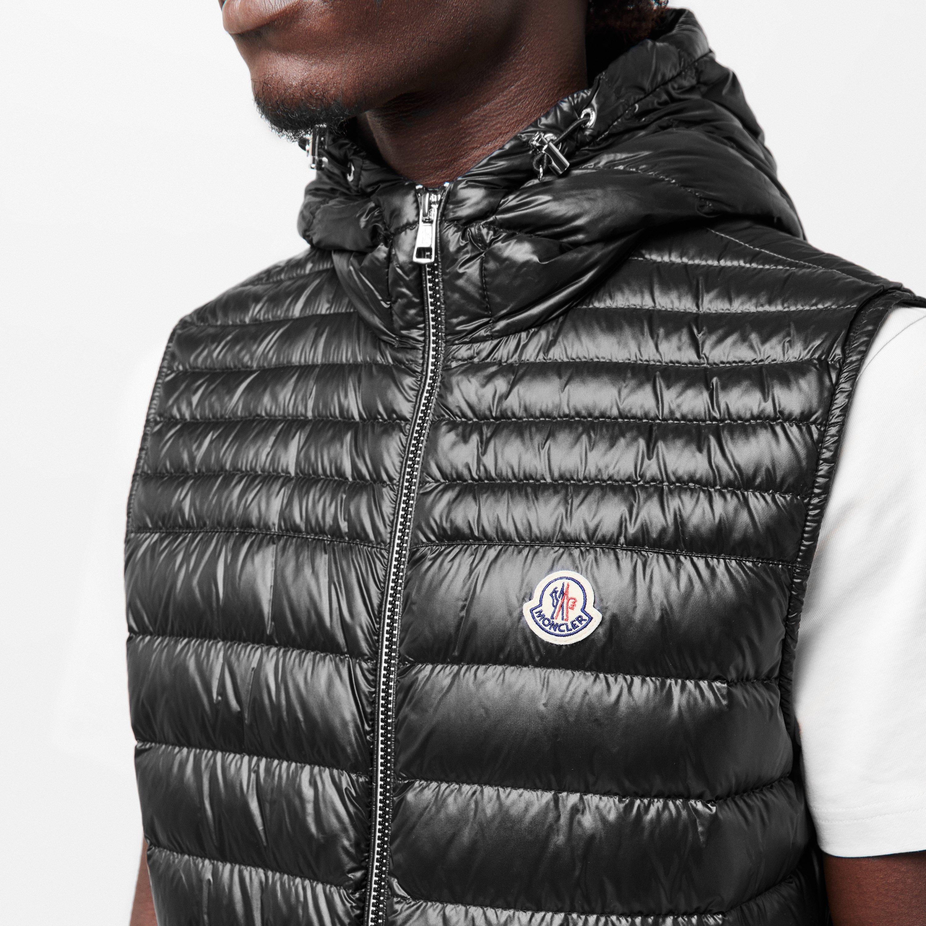 Black - Moncler - Men's Orant Hooded Down Gilet - 5