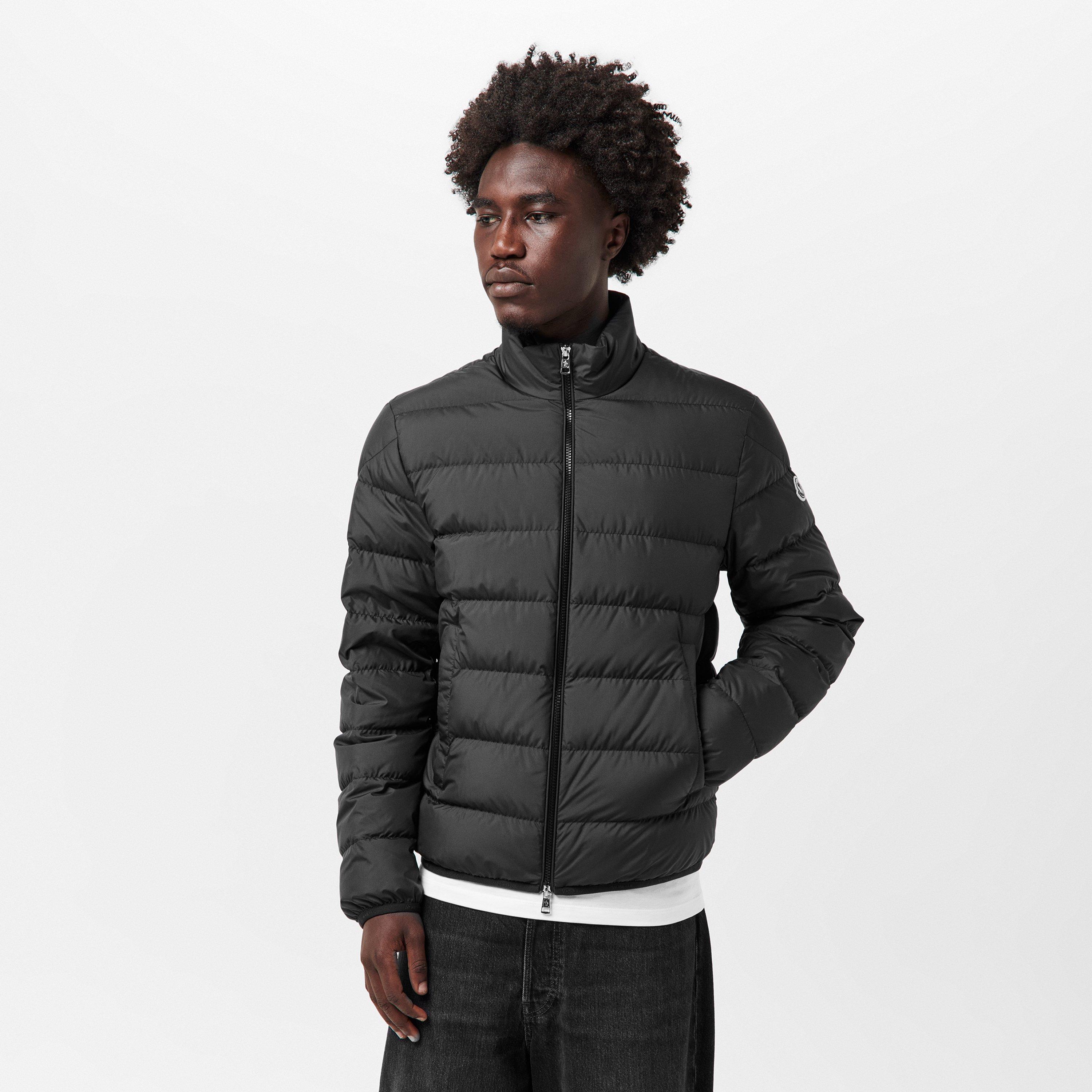 Black 999 - Moncler - Men's Baudinet Down Long Sleeve Short Puffer Jacket - 3