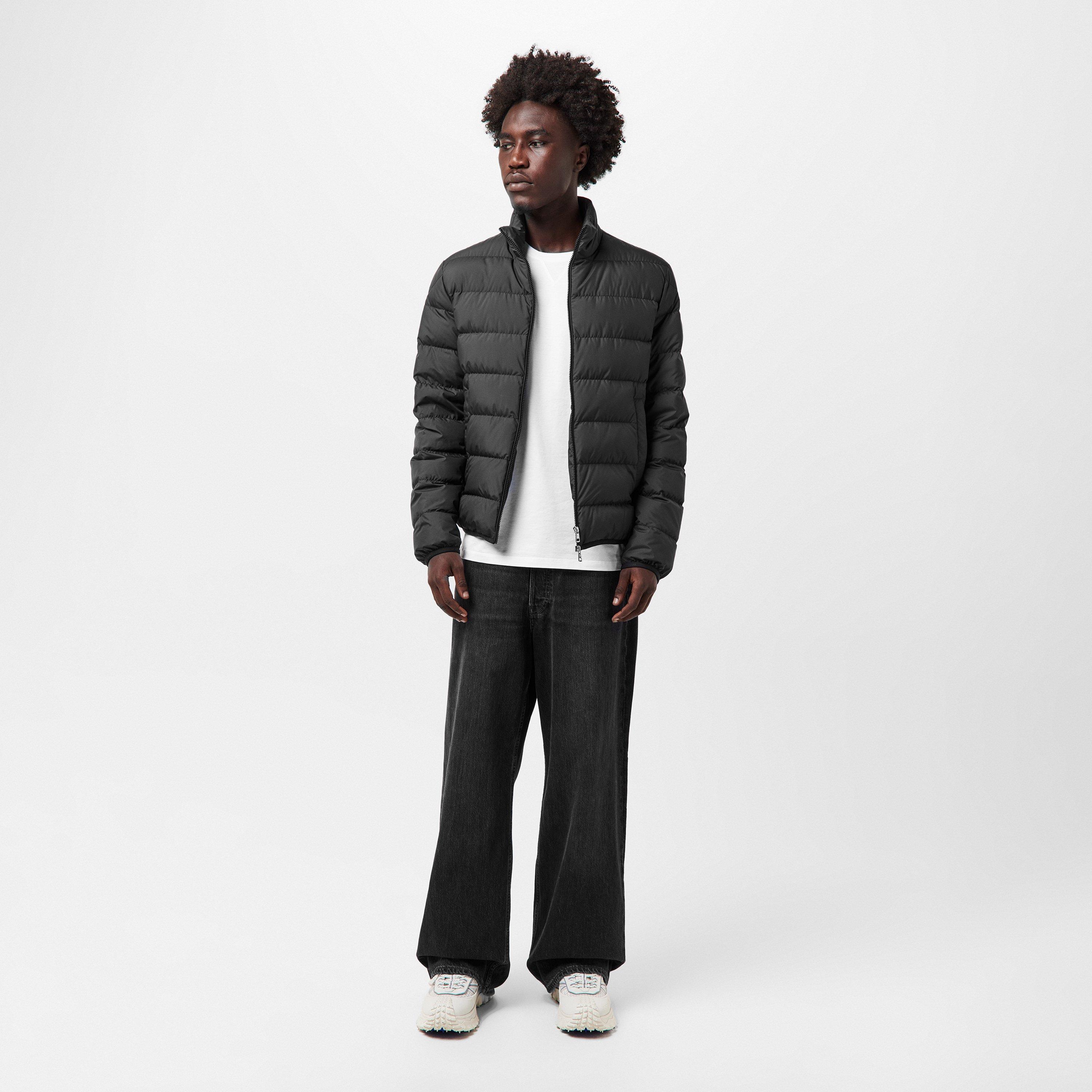 Black 999 - Moncler - Men's Baudinet Down Long Sleeve Short Puffer Jacket - 6