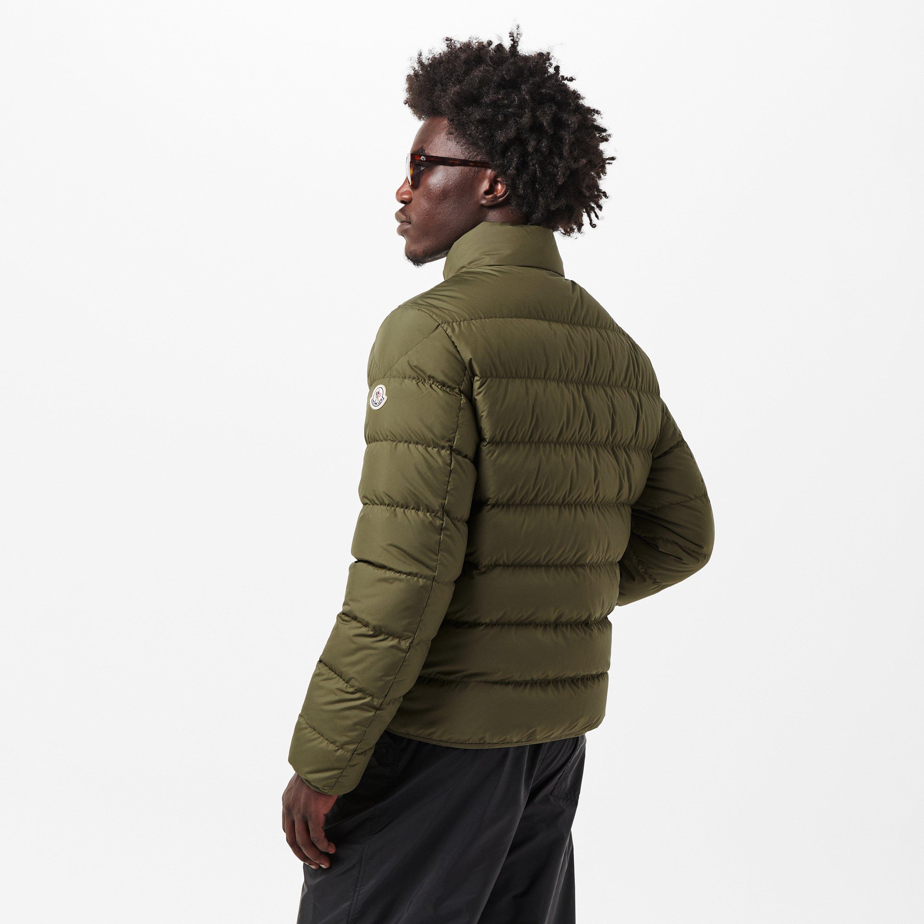 Khaki 818 - Moncler - Men's Baudinet Down Long Sleeve Short Puffer Jacket - 4