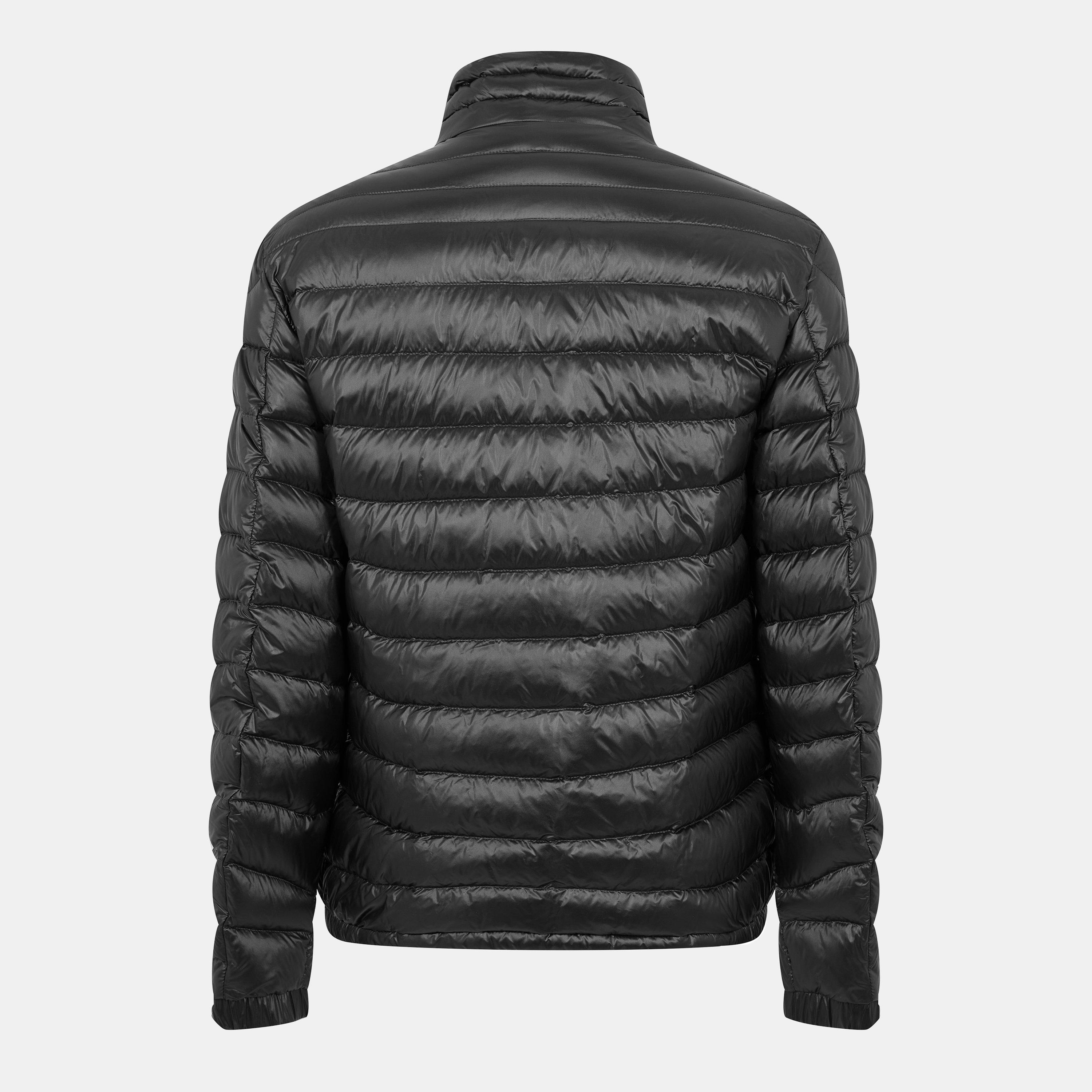 Black 999 - Moncler - Men's Arnique Down Hip Length Long Sleeve Short Puffer Jacket - 2