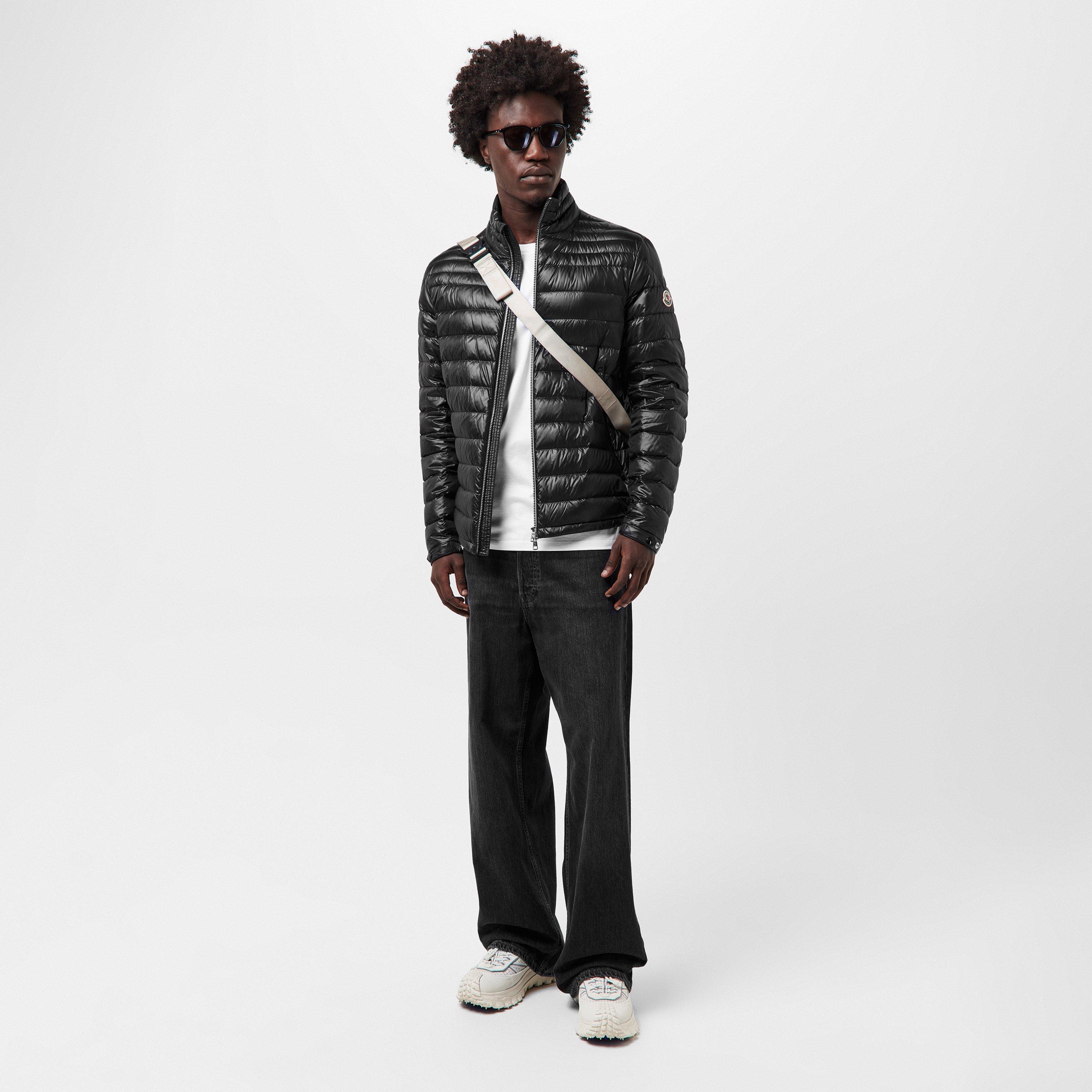 Black 999 - Moncler - Men's Arnique Down Hip Length Long Sleeve Short Puffer Jacket - 6