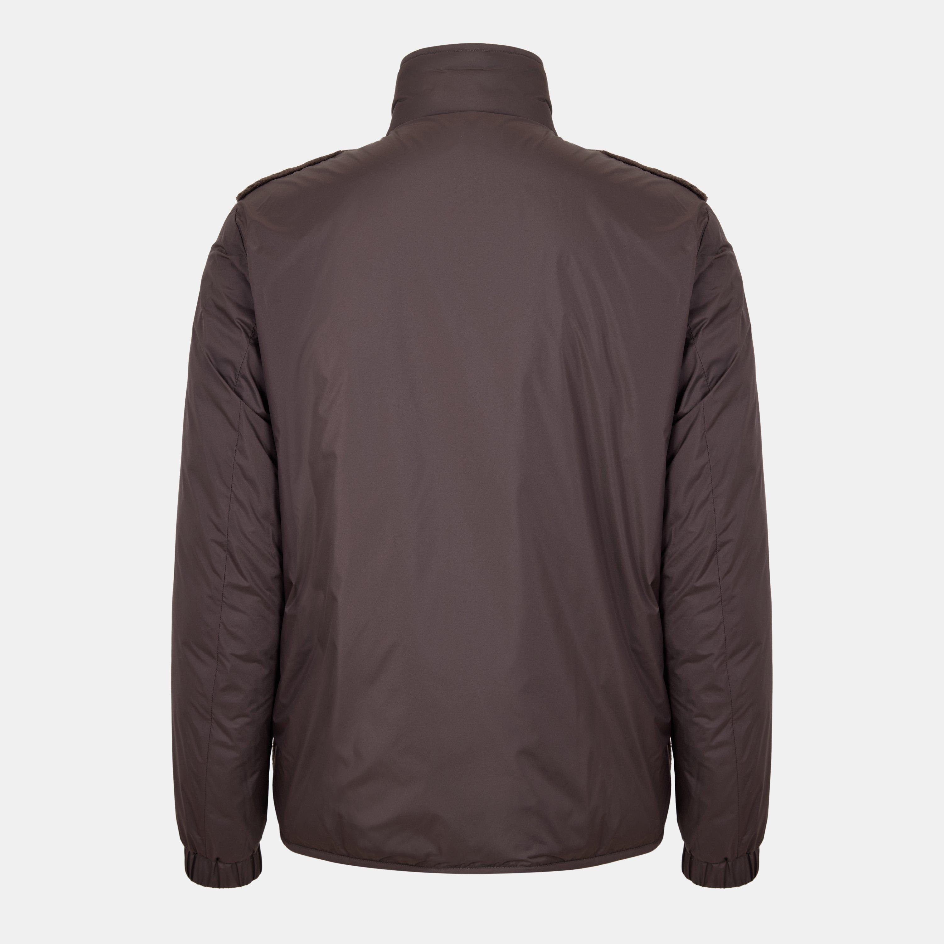 Brown 243 - Moncler - Men's  Winter Puffer Hybrid Jacket - 2