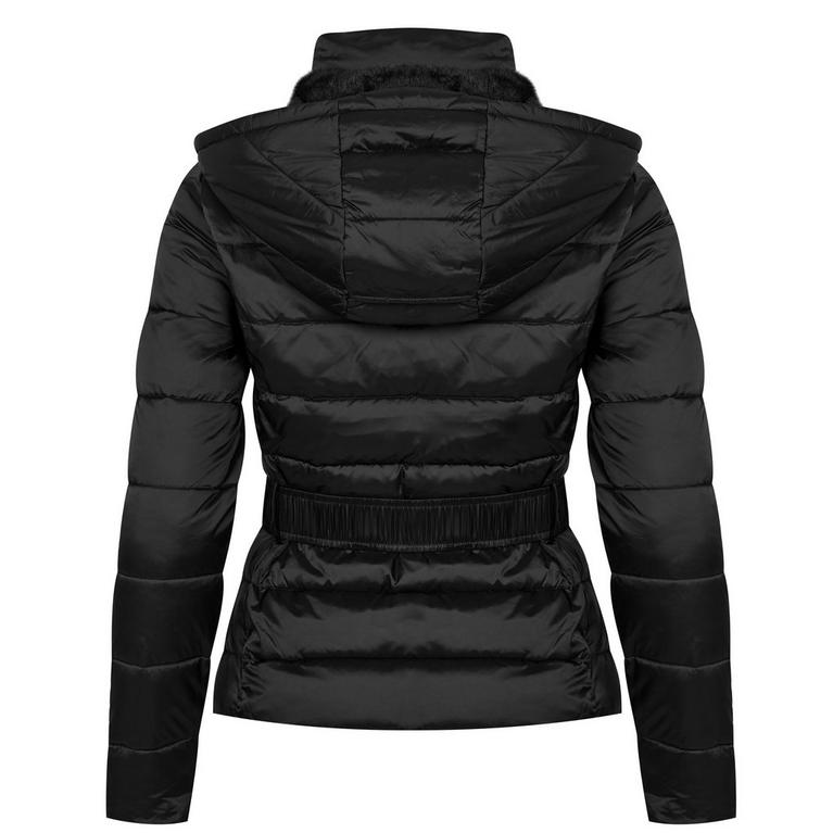 Noir - Ted Baker - Ted Baker Abbiiee Small Quilted Puffer hommes Jacket Womens - 5