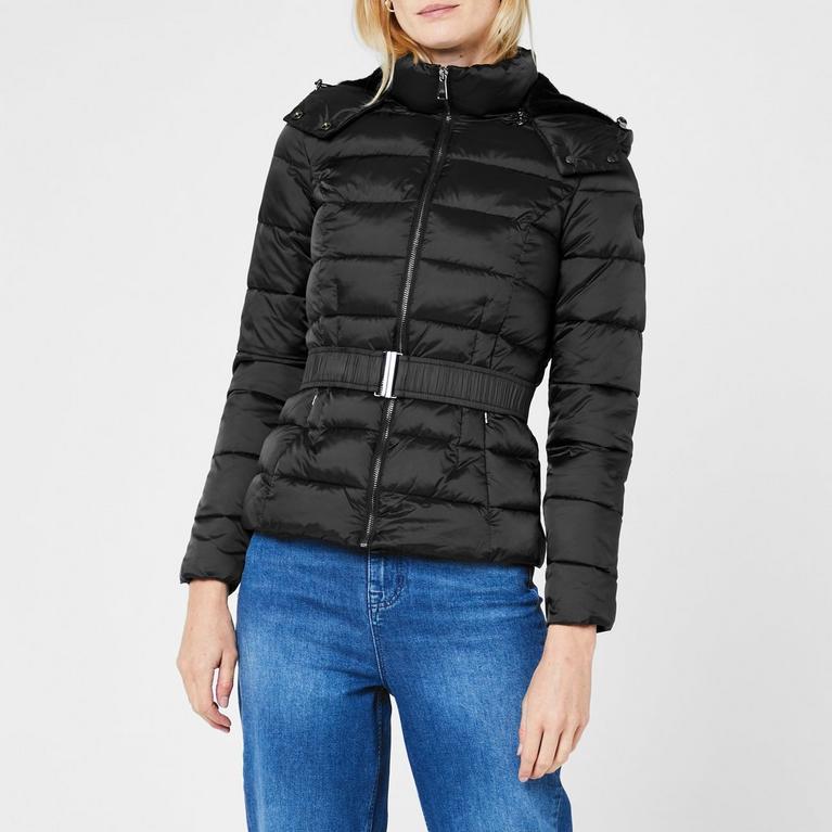 Noir - Ted Baker - Ted Baker Abbiiee Small Quilted Puffer hommes Jacket Womens - 2