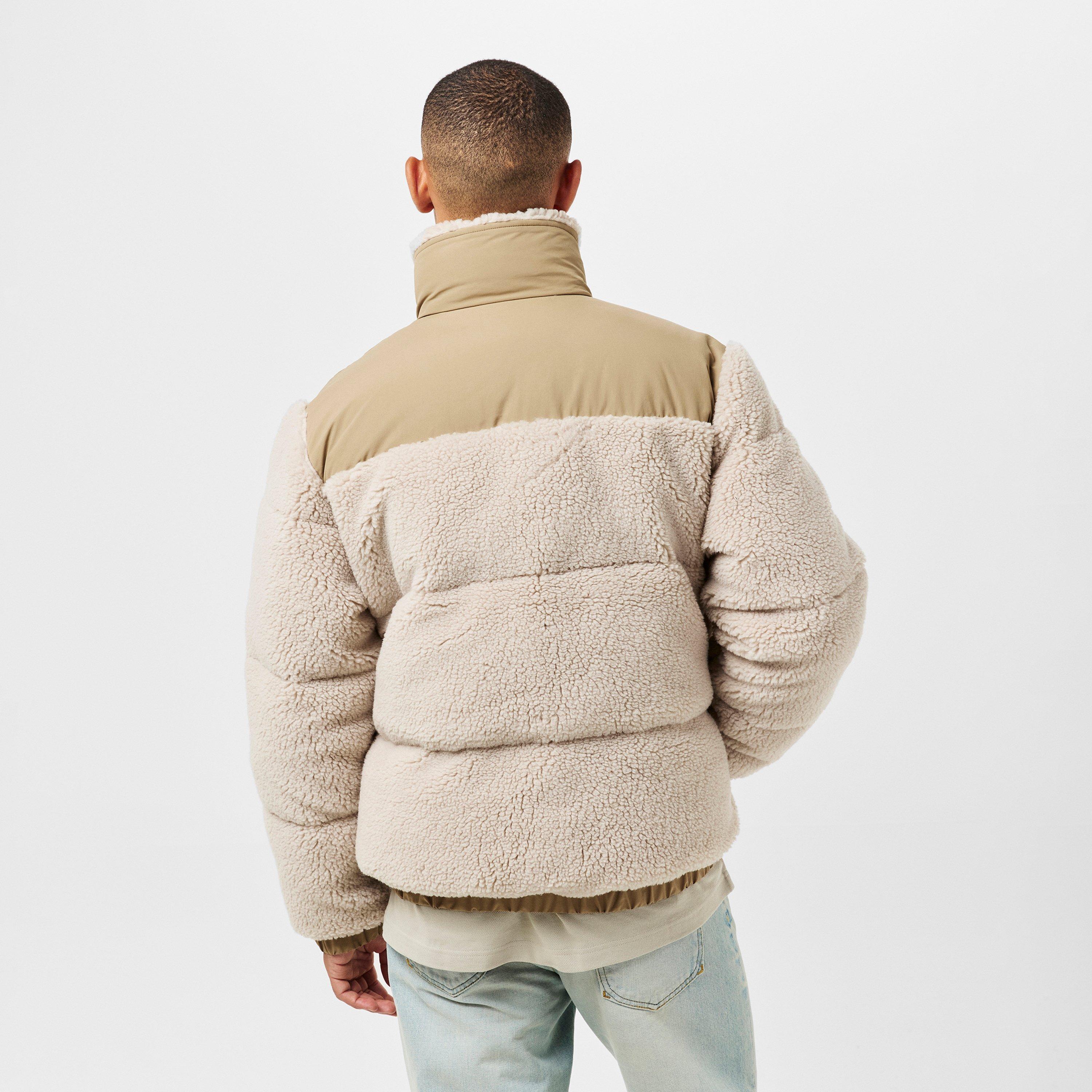 Natural - Hugo - Men's 's Textured Sherpa Jacket - 4