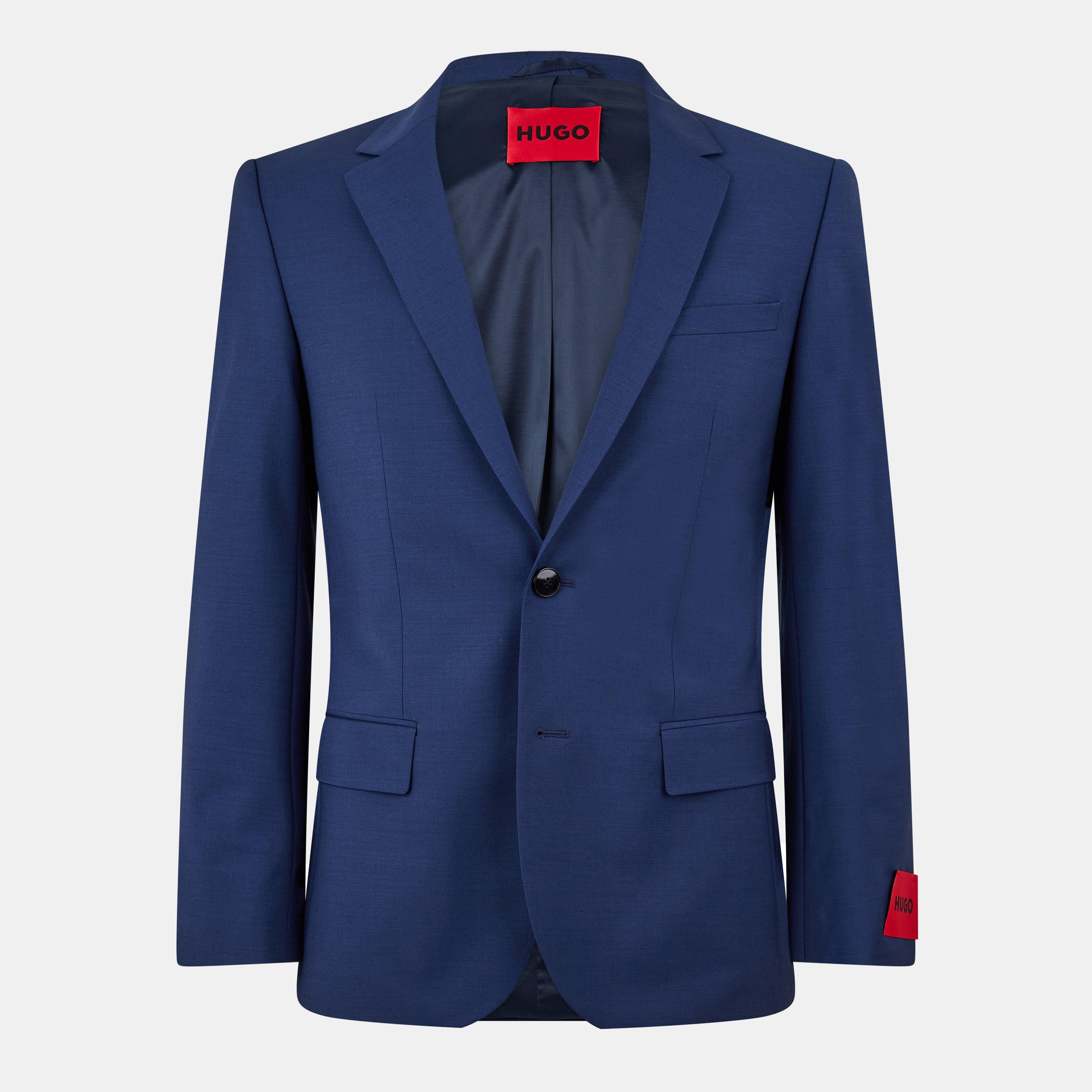 Hugo Men's Henry Flex Single-Breasted Suit Jacket - Open Blue 463 - 38 R (48)