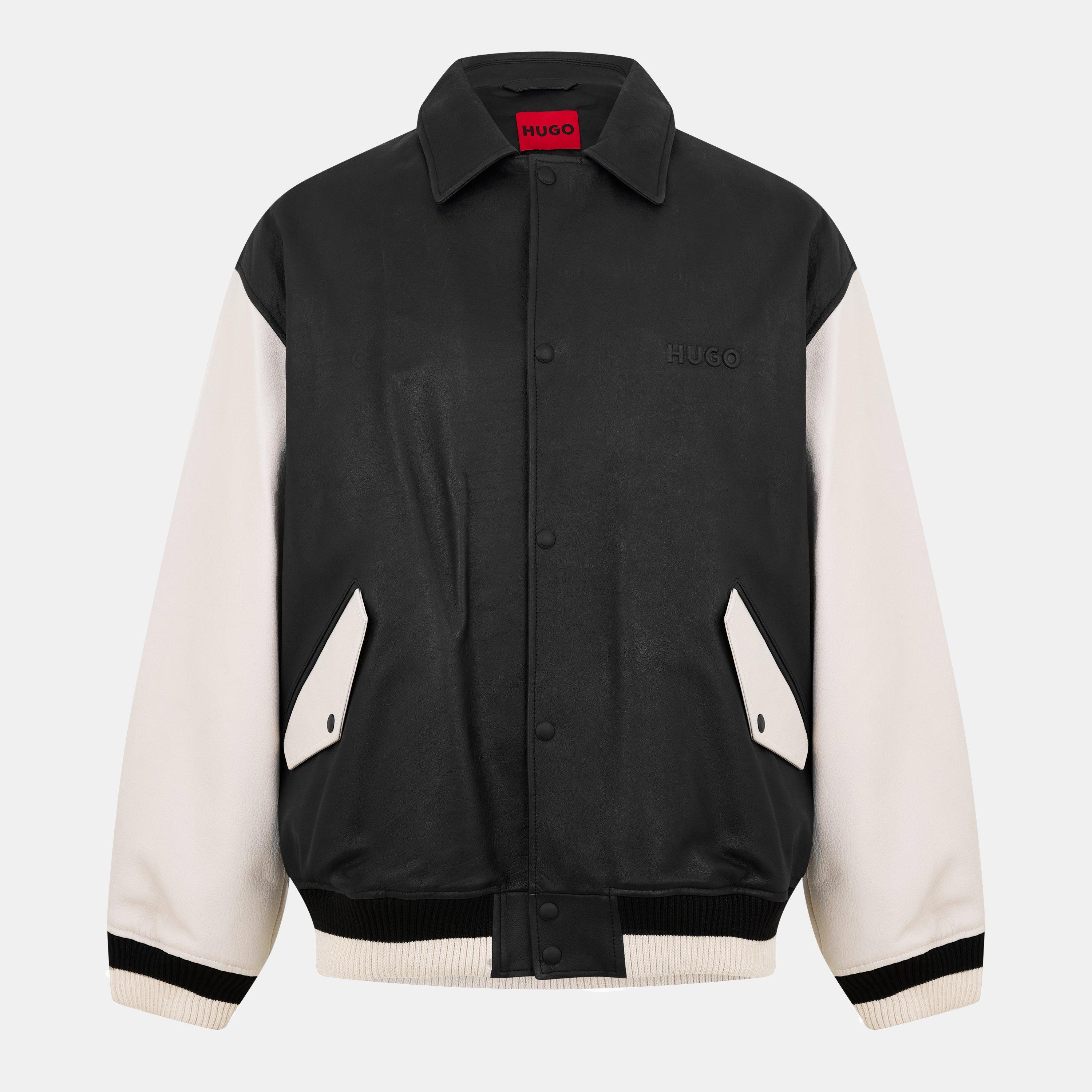 Black - Hugo - Men's Limer Bomber Jacket - 1