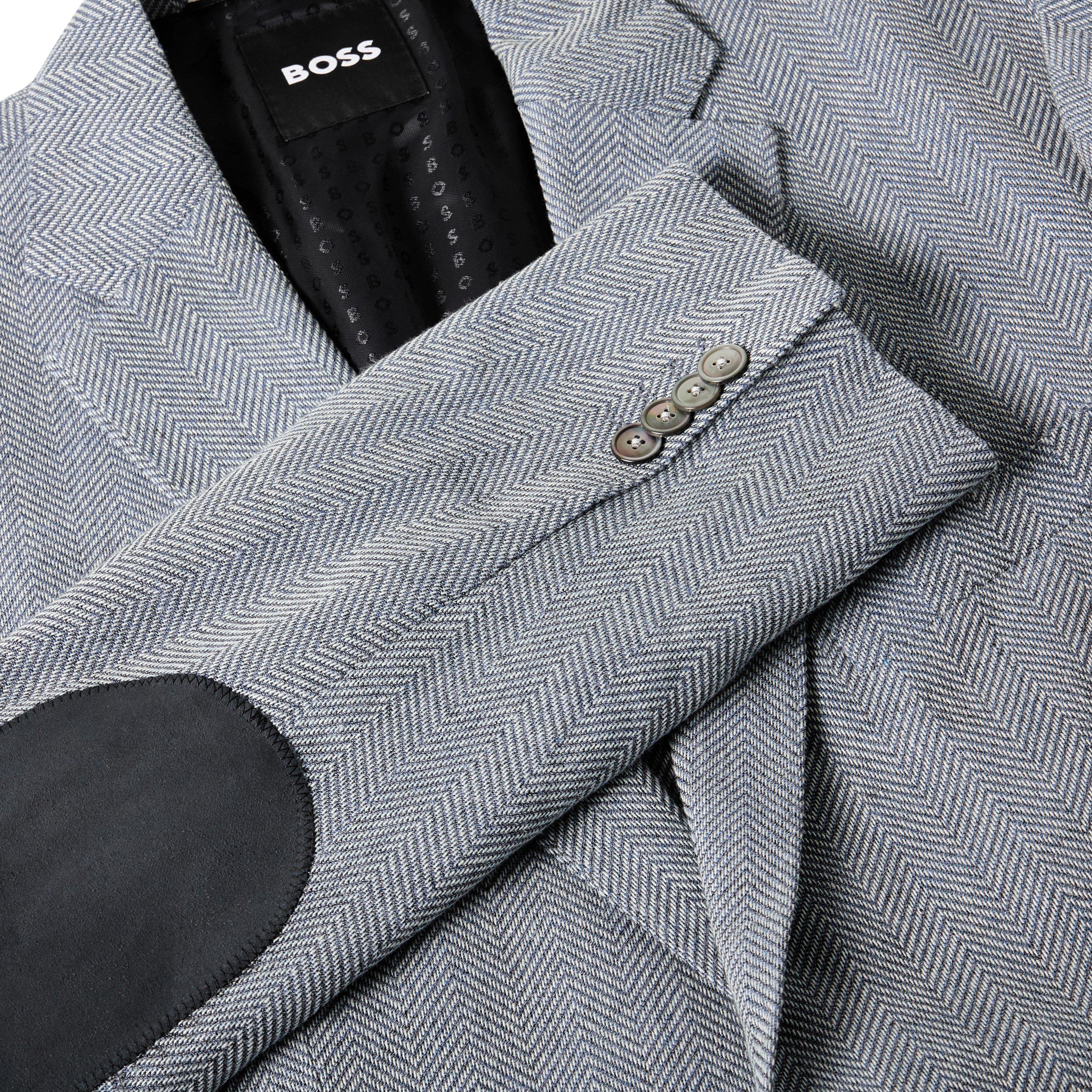 Open Blue - Boss - Men's H-Hutson-Elbow Blazer - 3