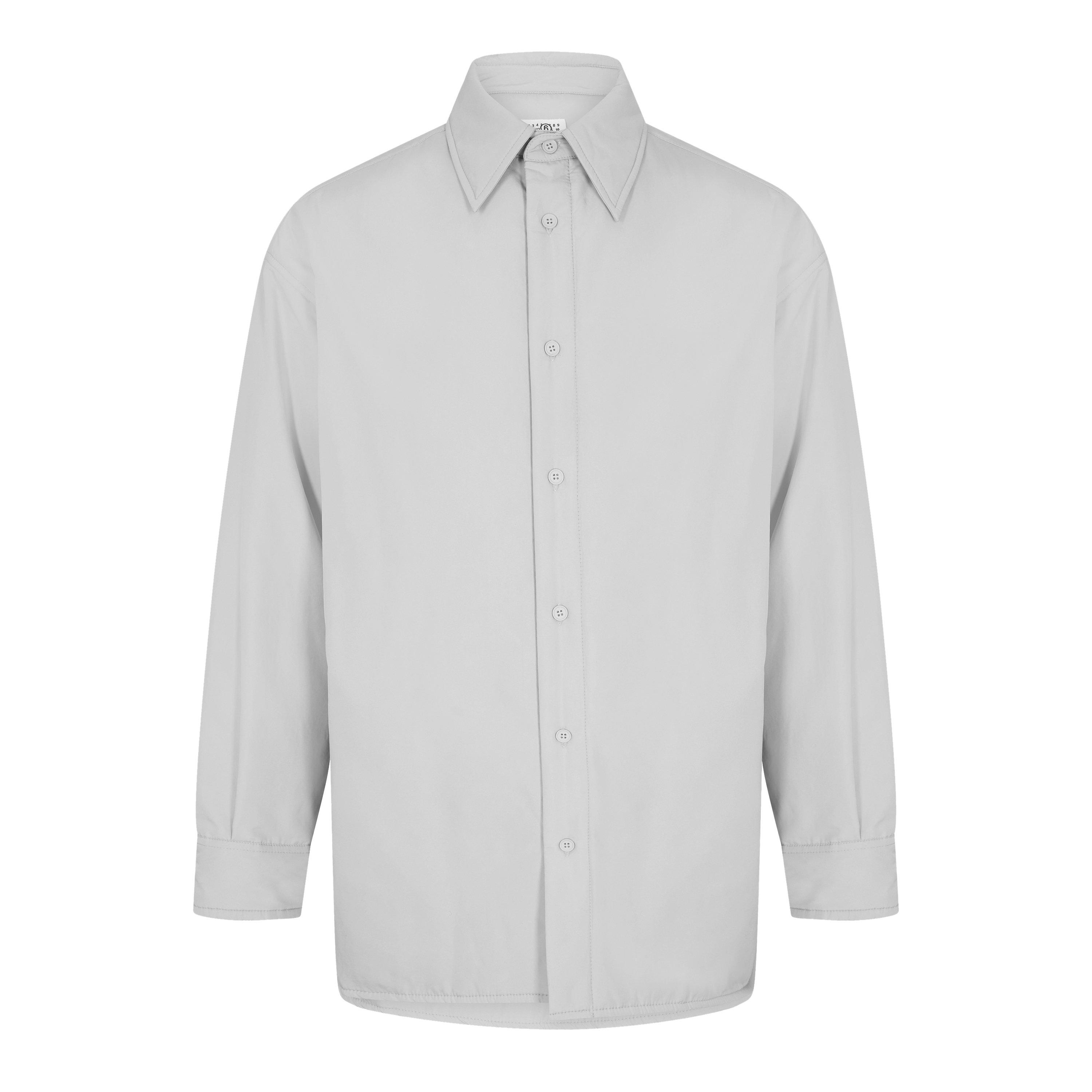 Stone Grey - MM6 Maison Margiela - Men's Padded Overshirt - 1