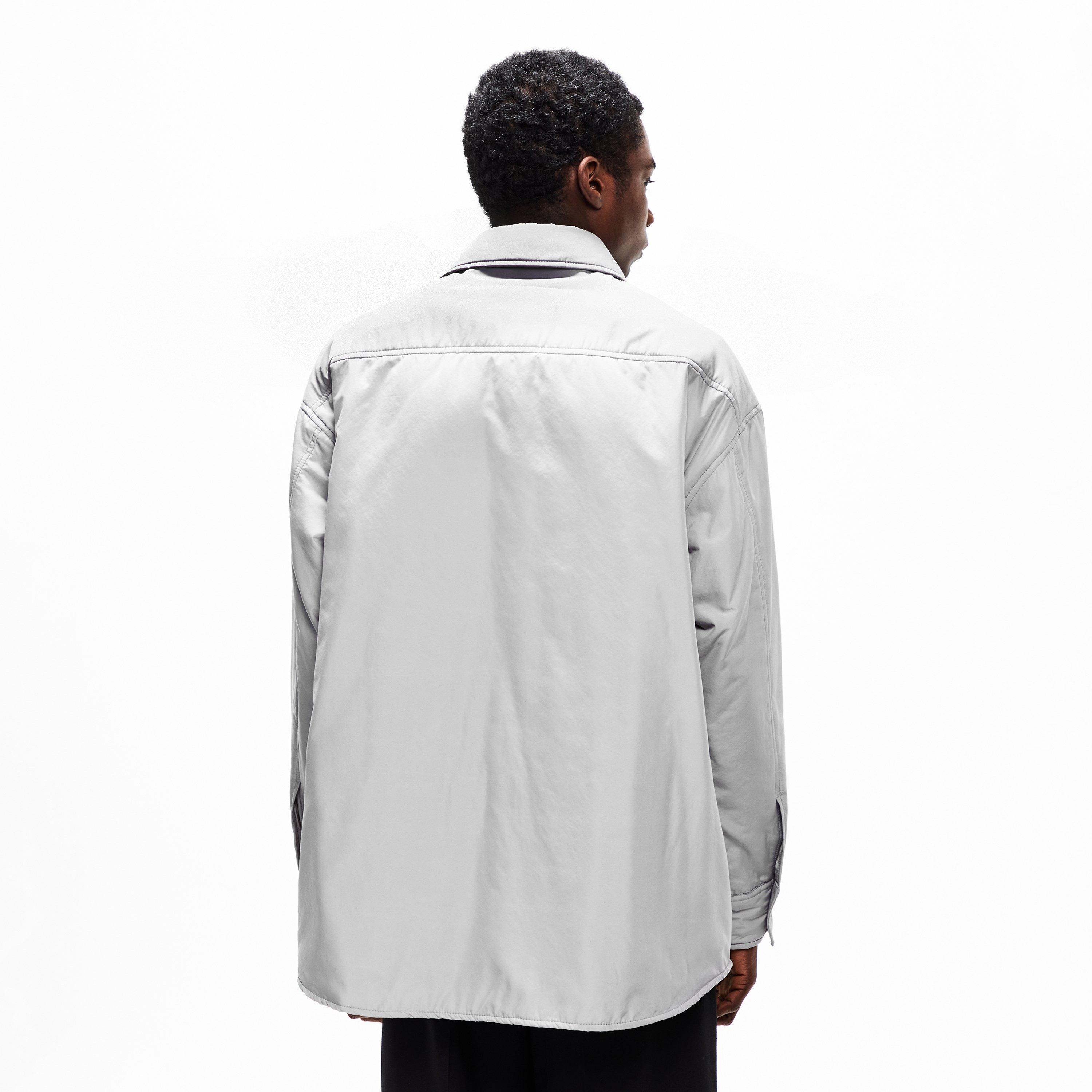 Stone Grey - MM6 Maison Margiela - MM6 Mai Pad Oshrt Sn61 - 4