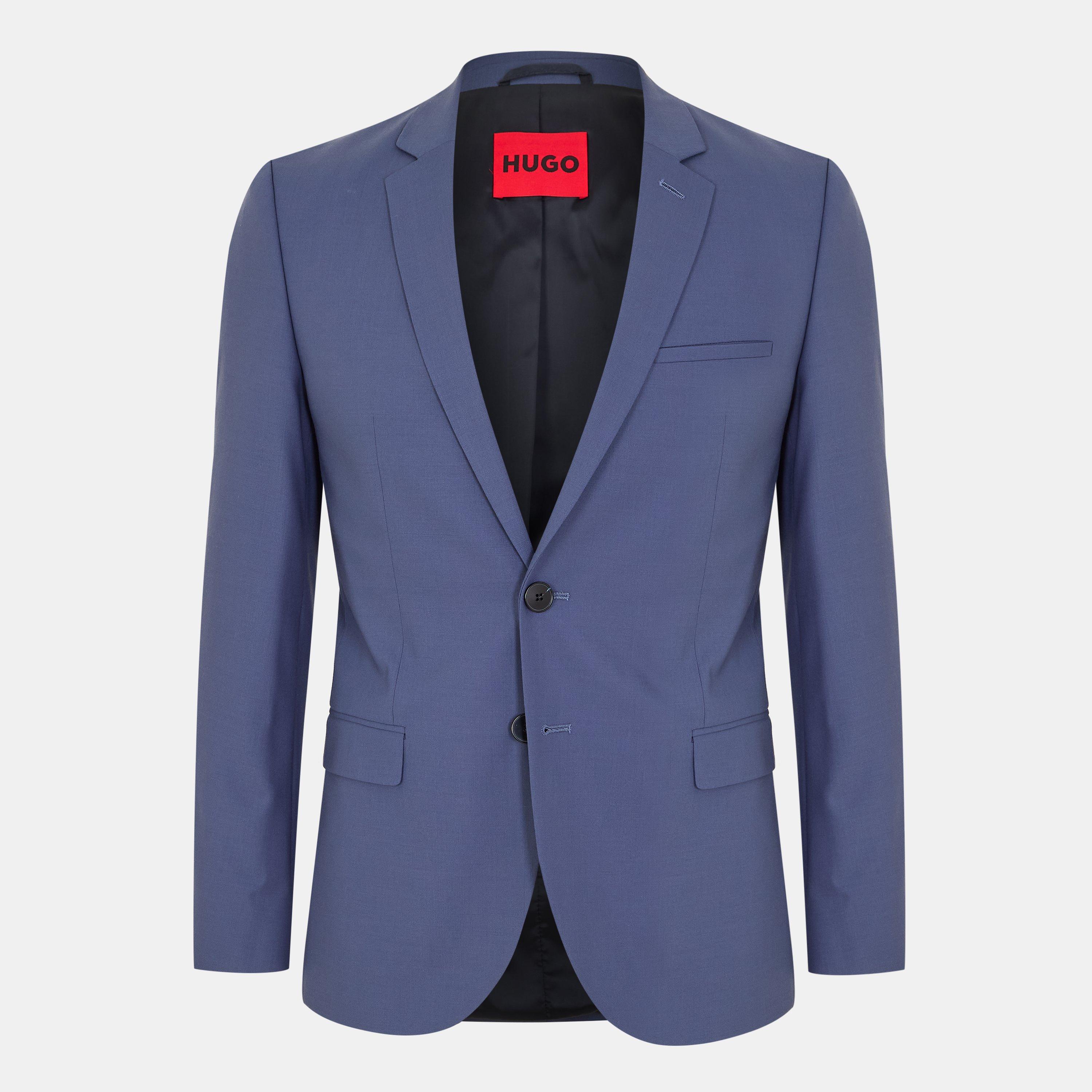 Hugo Men's Arti Hesten Tailored Fit Blazer - Open Blue - 36 (46)