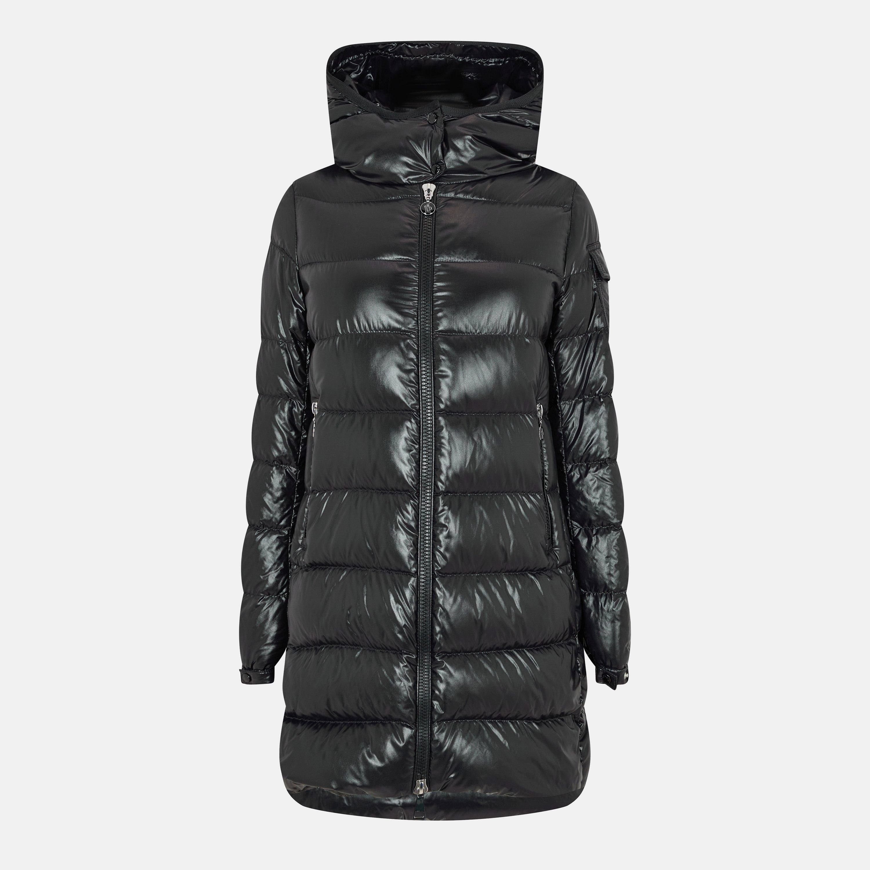 Moncler Women's Courcelles Down Hooded Short Puffer Jacket - Black 999 - Size 8 (XS)