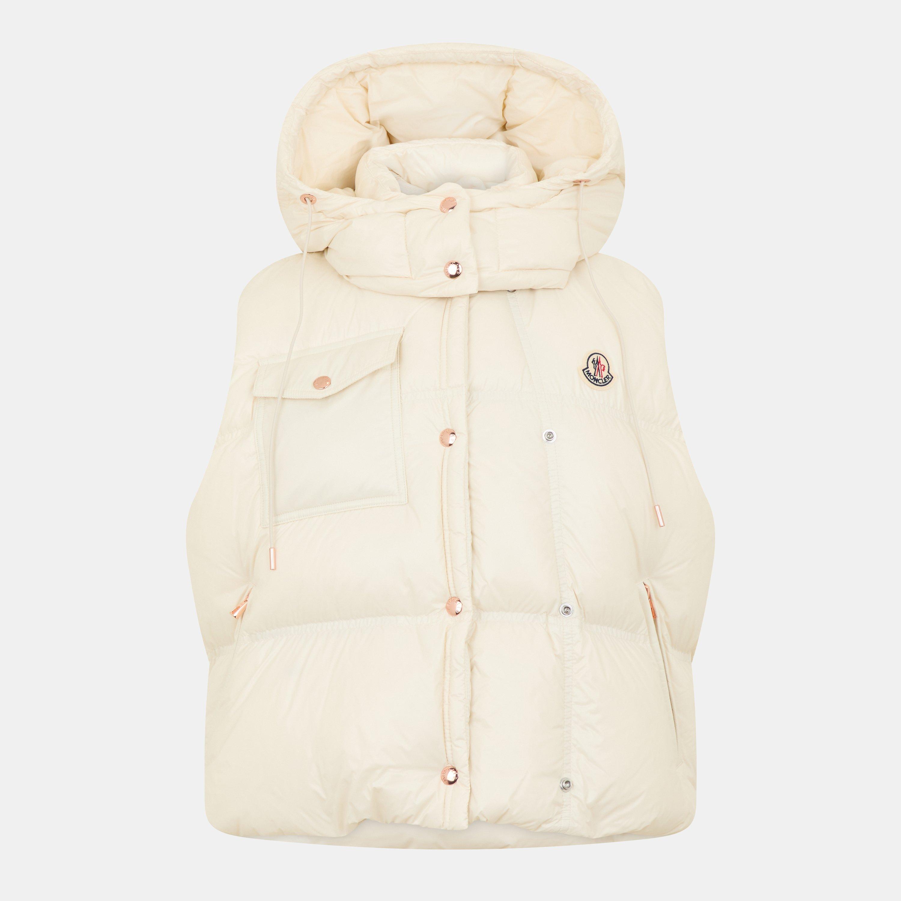 Natural 02B - Moncler - Women's Pario Quilted Sleeveless Gilet - 1