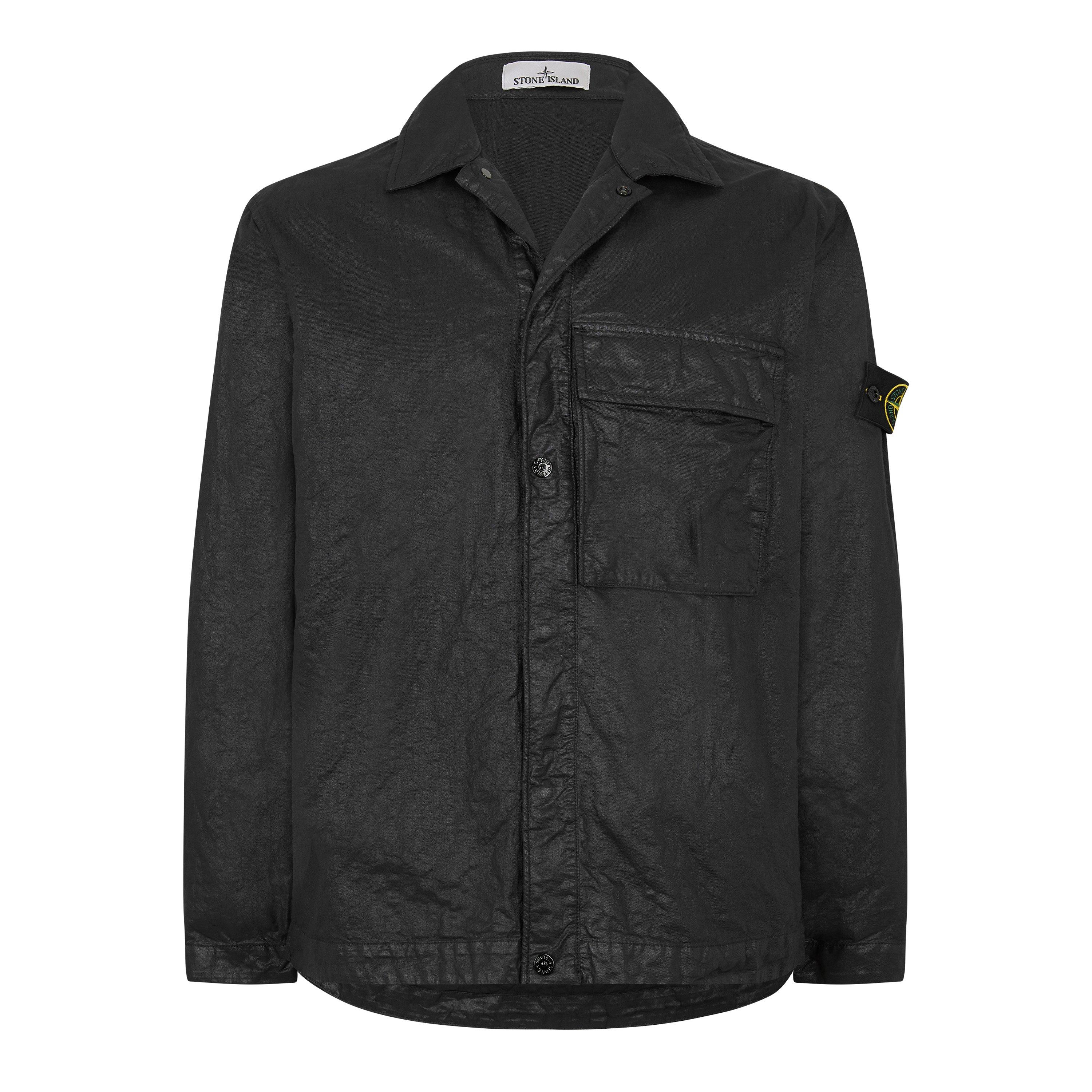 Stone Island Men's Overshirt - Black V0029 - L
