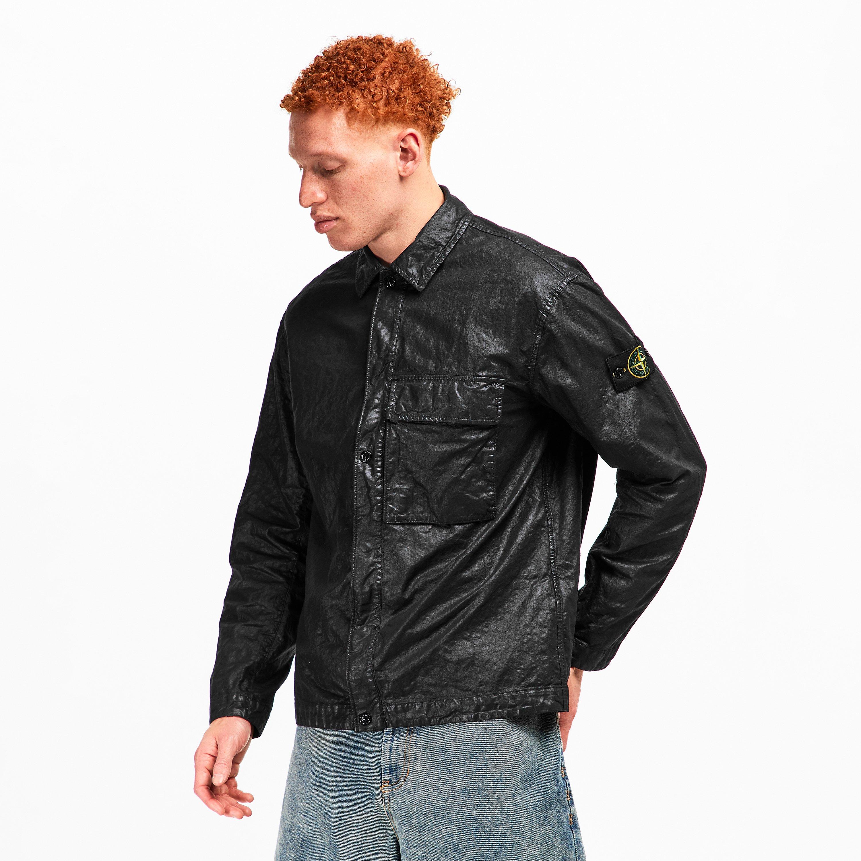 Black V0029 - Stone Island - Men's Overshirt - 3