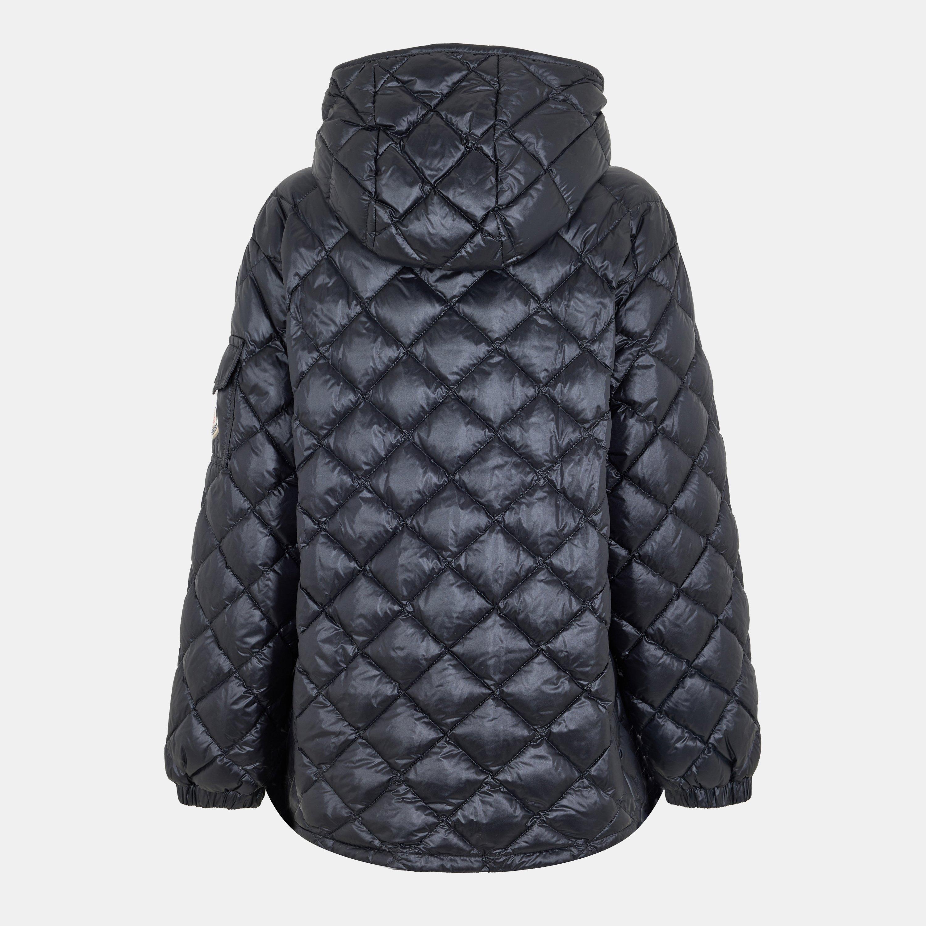 Black 999 - Moncler - Women's Diamond Quilted Overshirt - 2