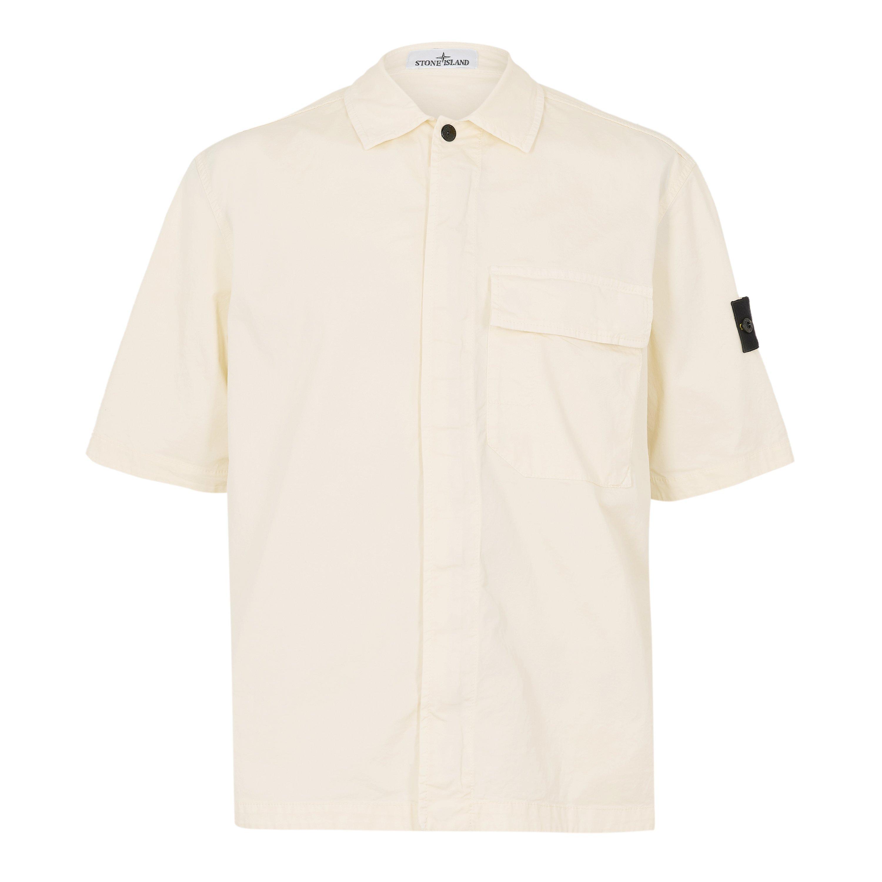 Stone Island Men's Overshirt - Ivory V0093 - XL