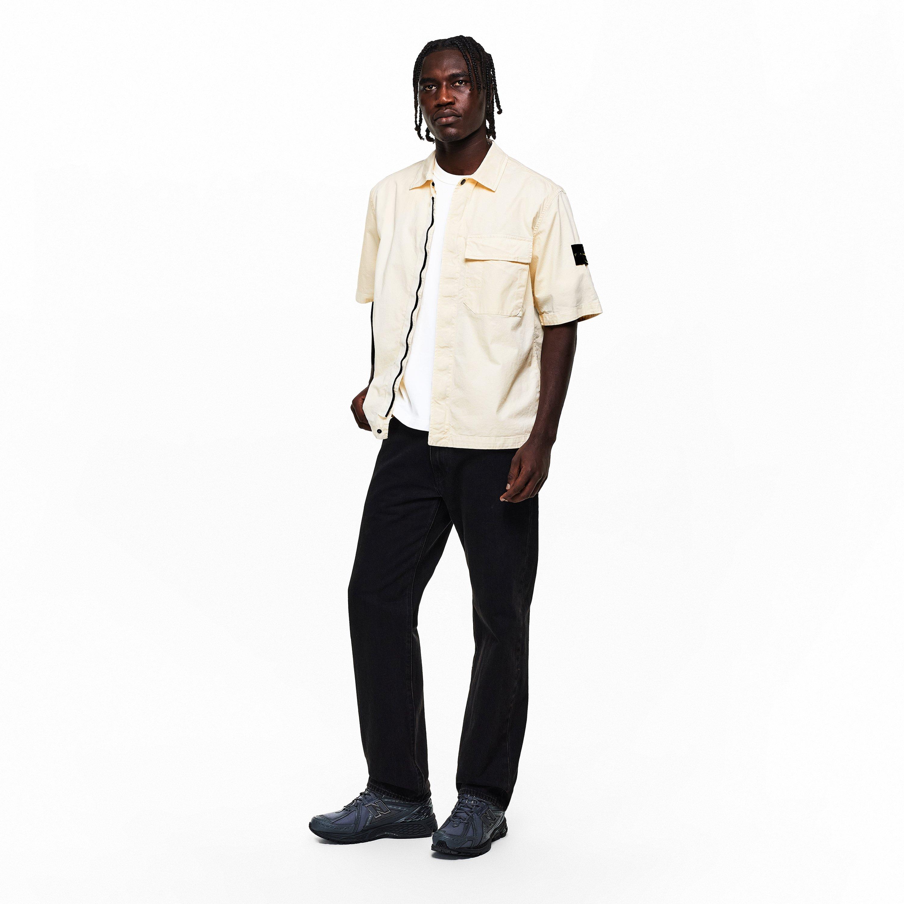 Ivory V0093 - Stone Island - Men's Overshirt - 6