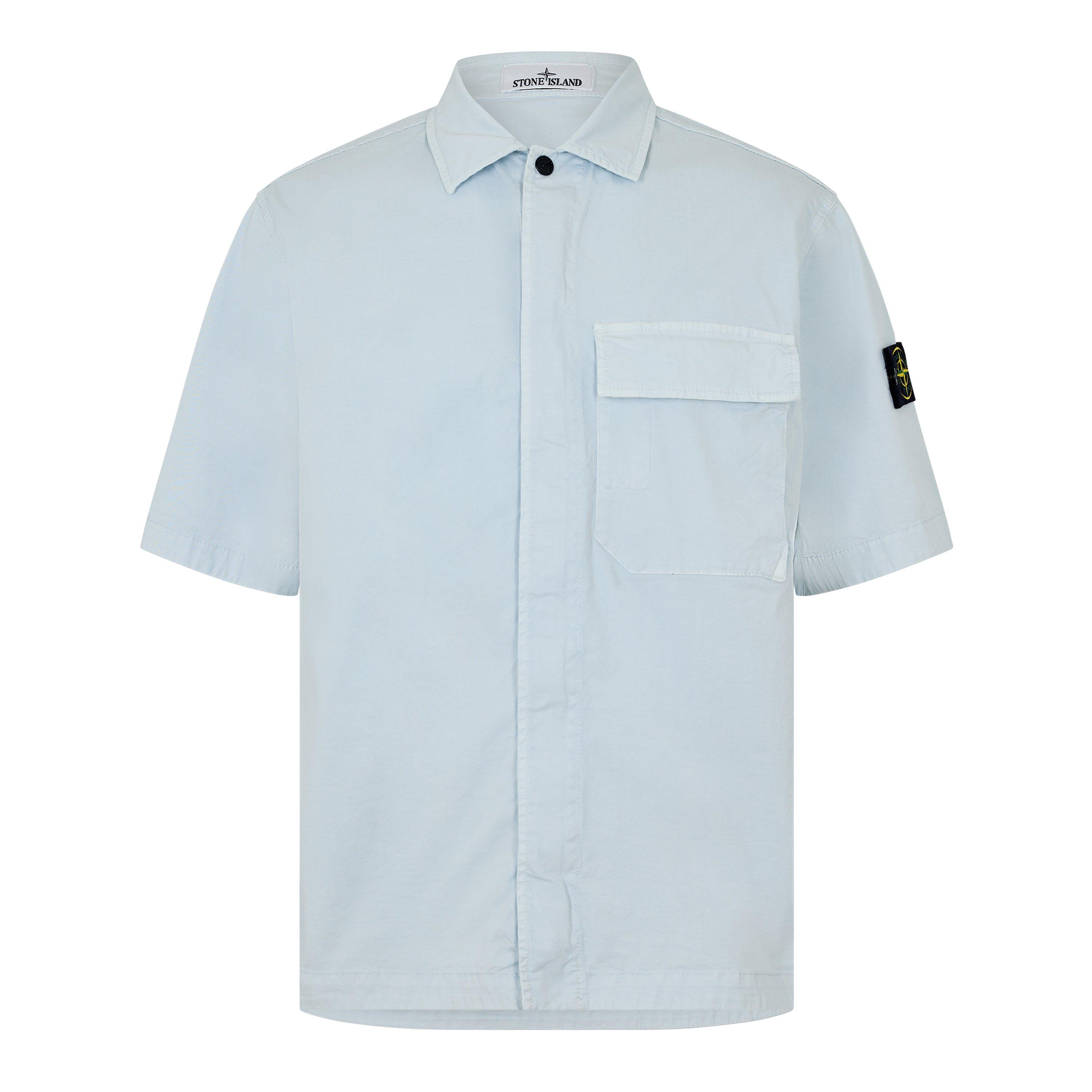 Sky Blue V0041 - Stone Island - Stone SS GD Shirt Sn62 - 1