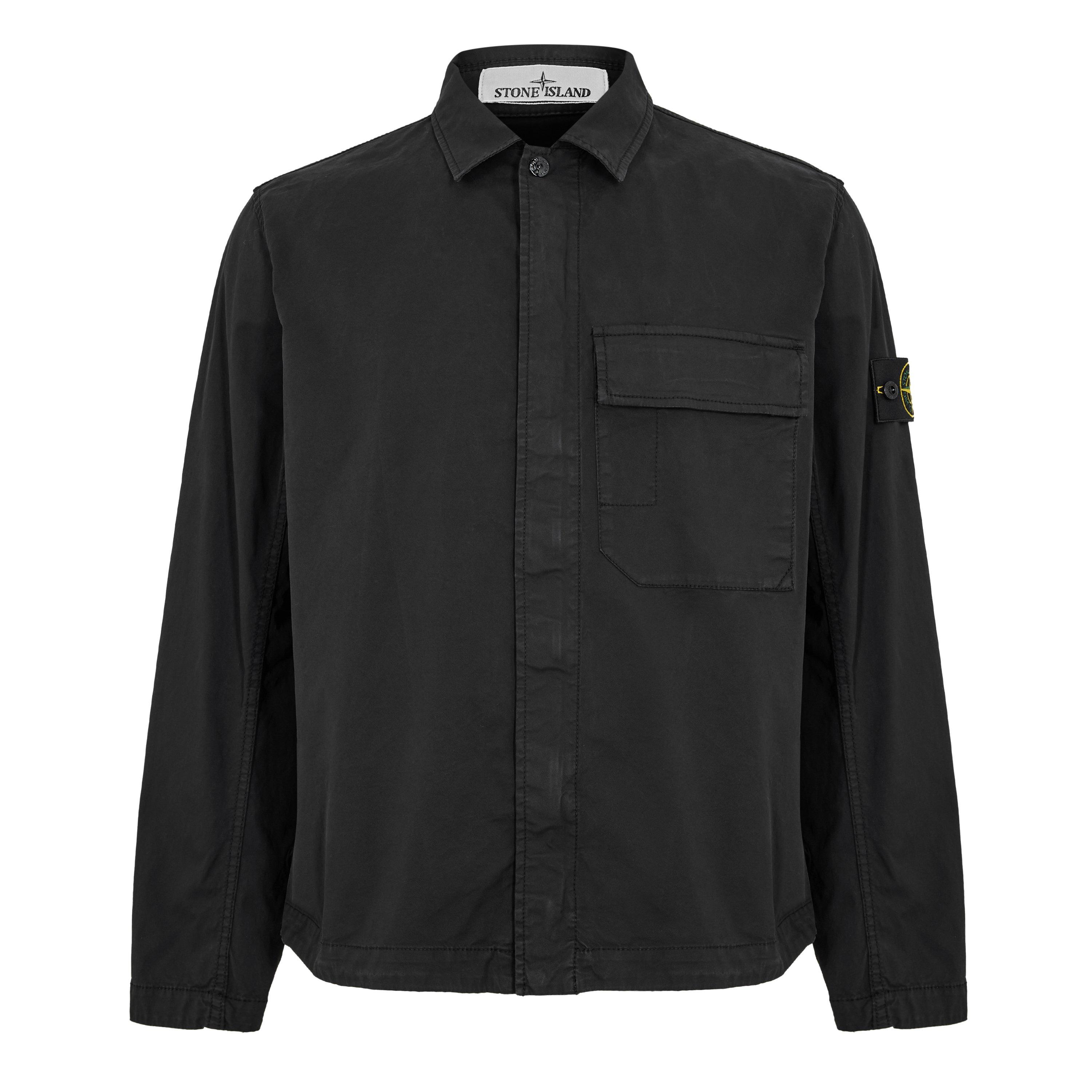 Black V0029 - Stone Island - Stone GD Overshirt Sn62 - 1