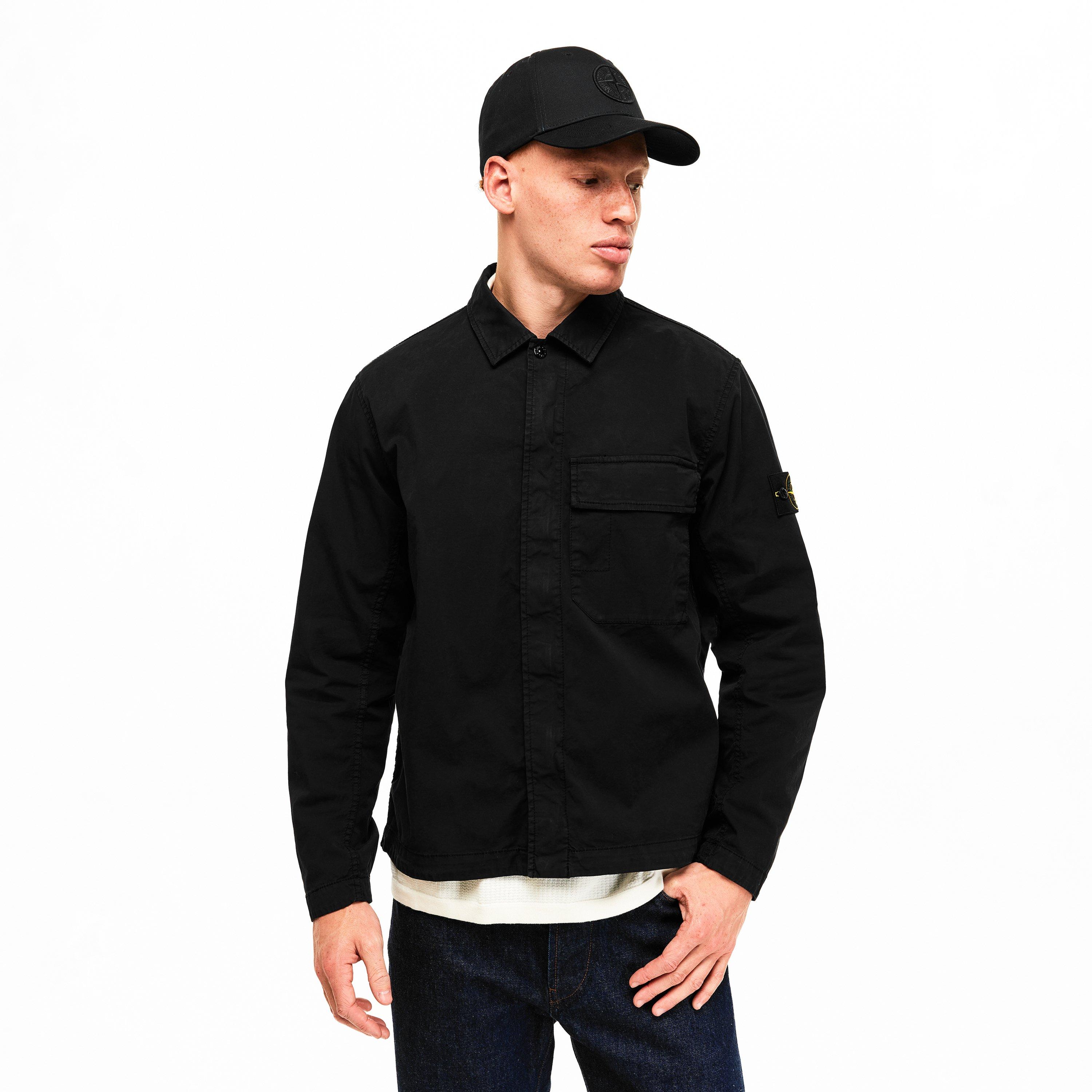 Black V0029 - Stone Island - Men's GD Overshirt - 3
