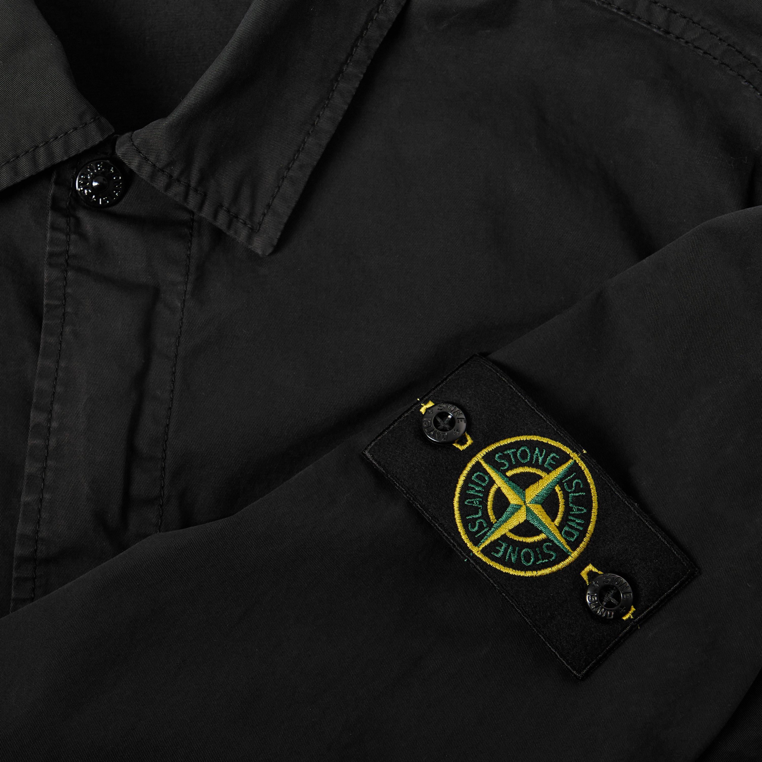 Black V0029 - Stone Island - Men's GD Overshirt - 5