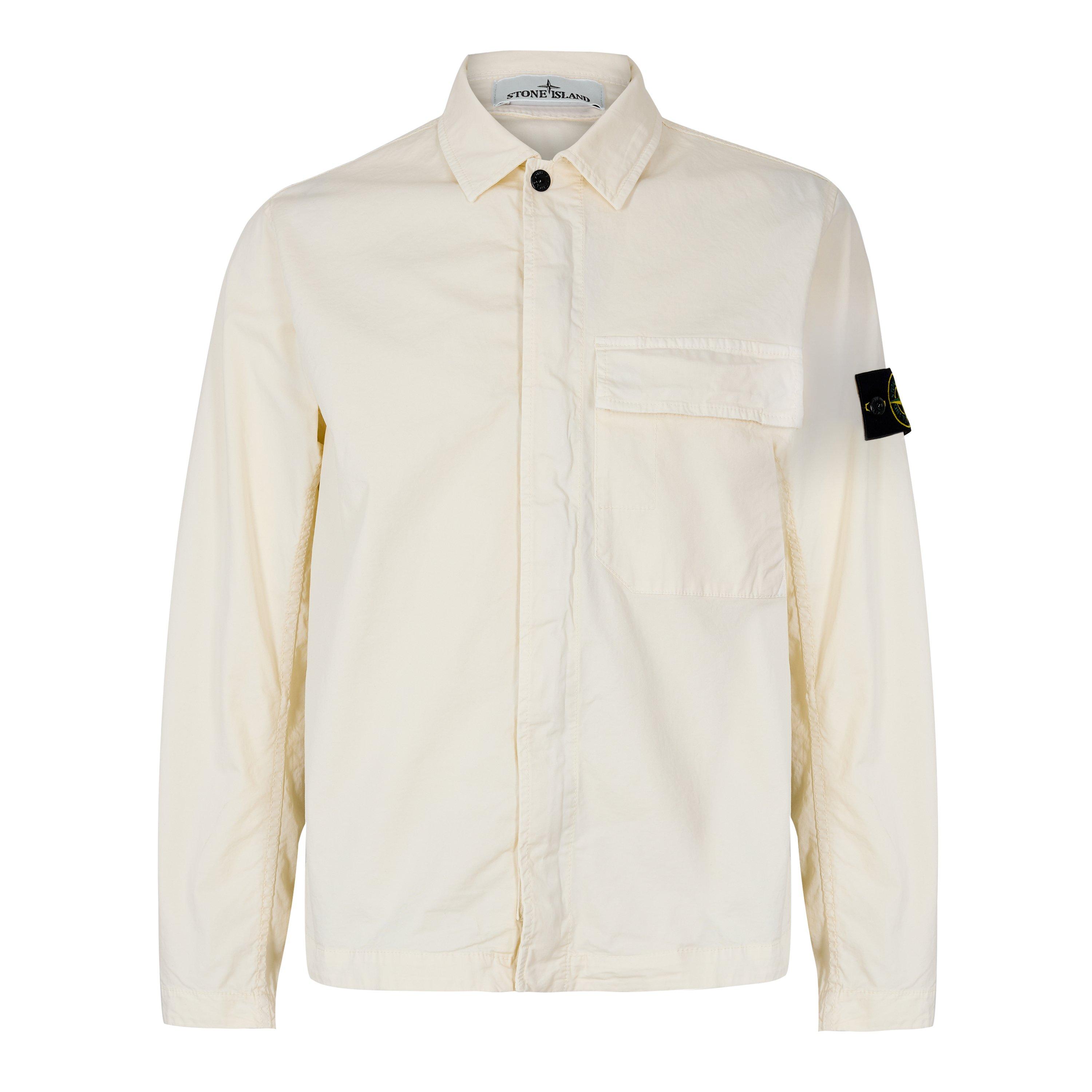 Stone Island Men's GD Overshirt - Ivory V0093 - L