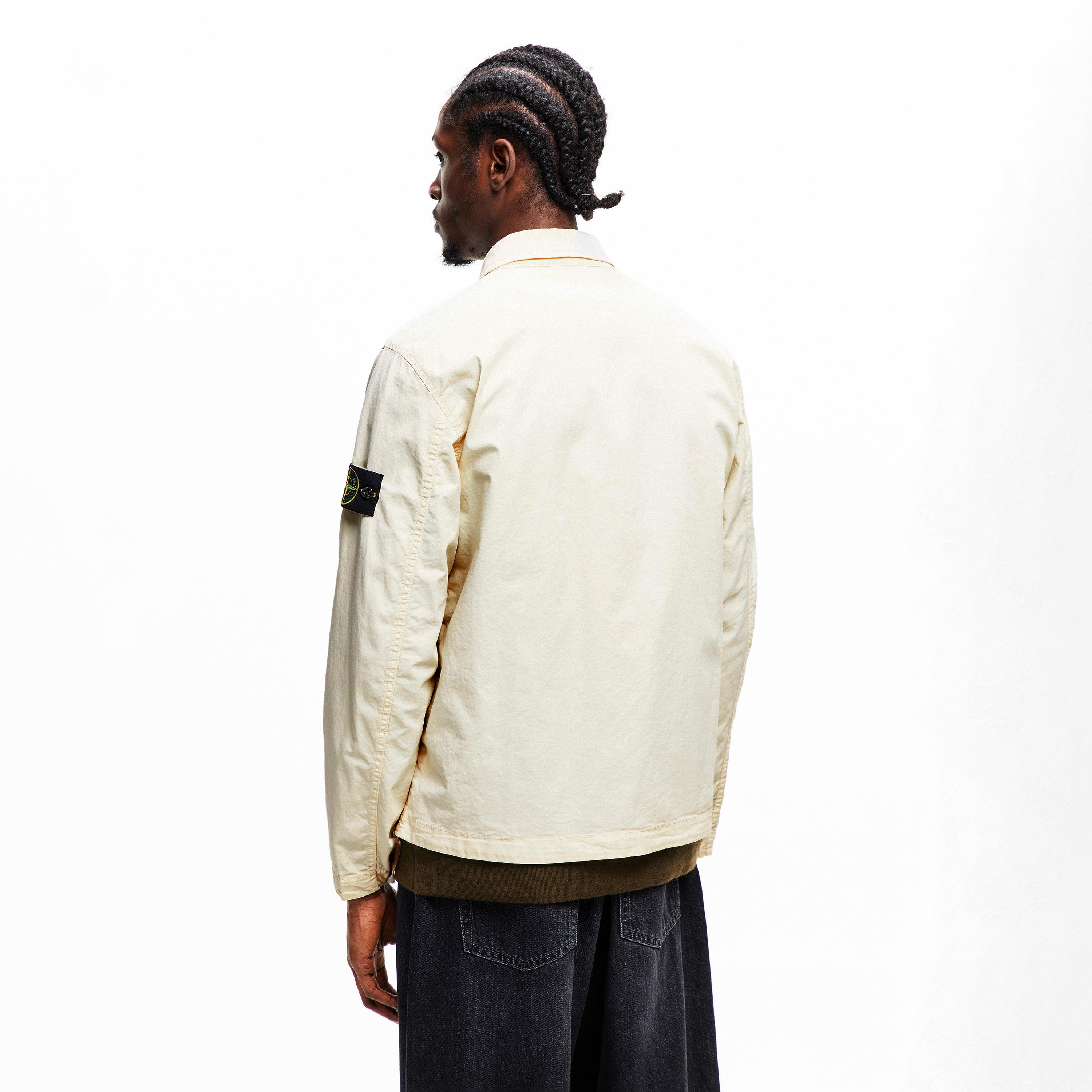 Ivory V0093 - Stone Island - Men's GD Overshirt - 4