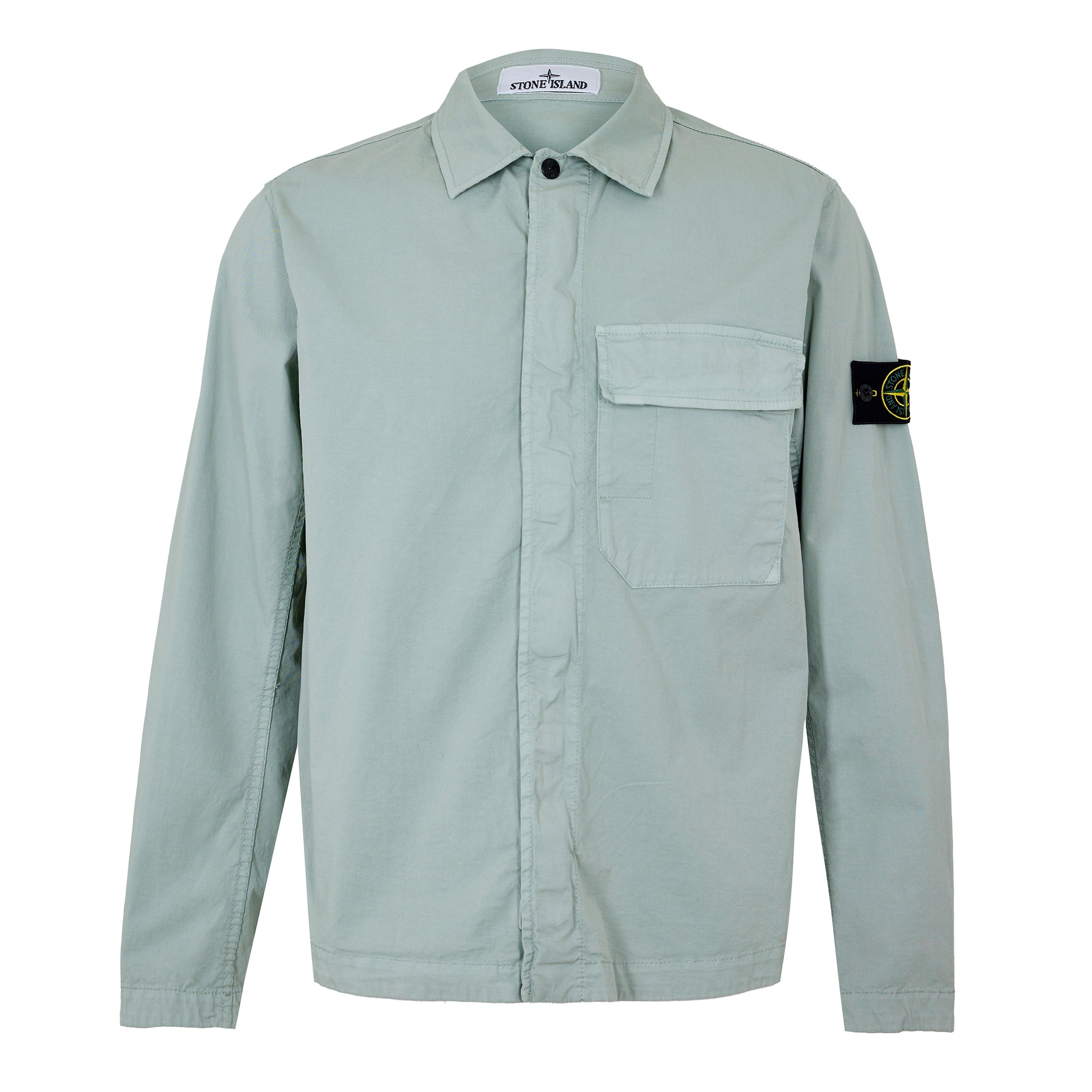 Stone Island Men's GD Overshirt - Sage V0055 - M