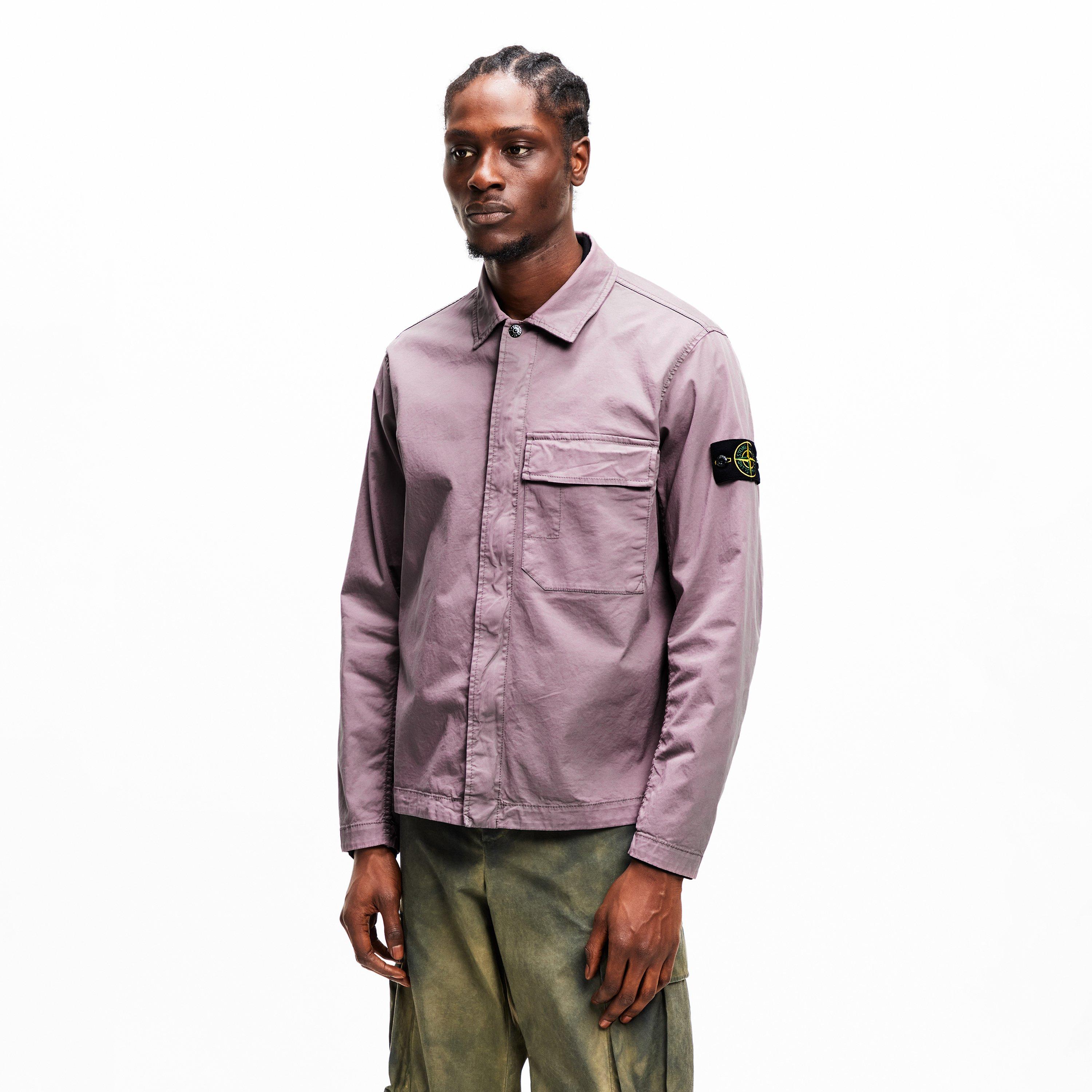 Purple Gr V008F - Stone Island - Men's GD Overshirt - 3