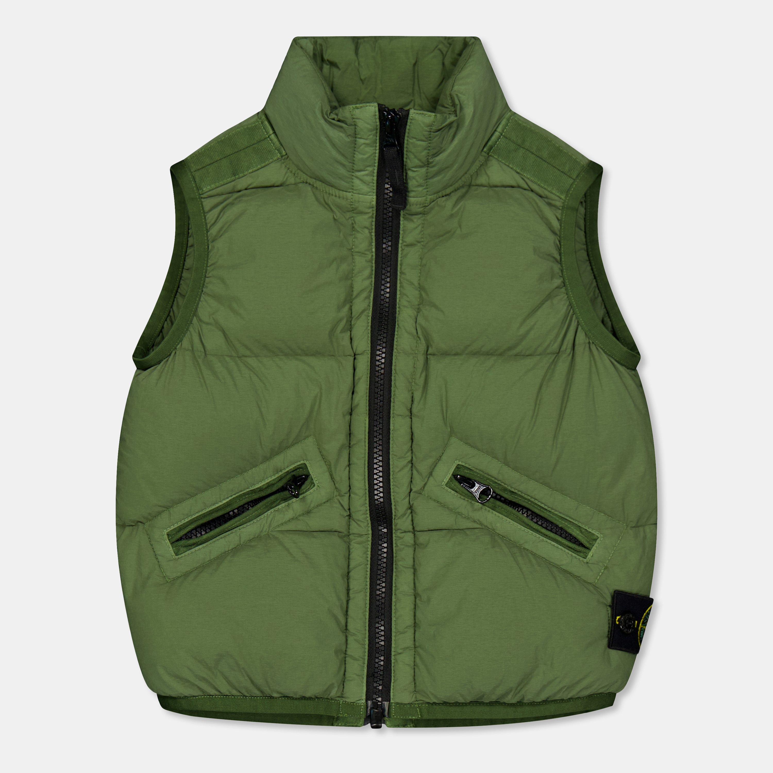 Salvia V0055 - Stone Island - Kids' Tunnel Insulated Sleeveless Gilet - 1