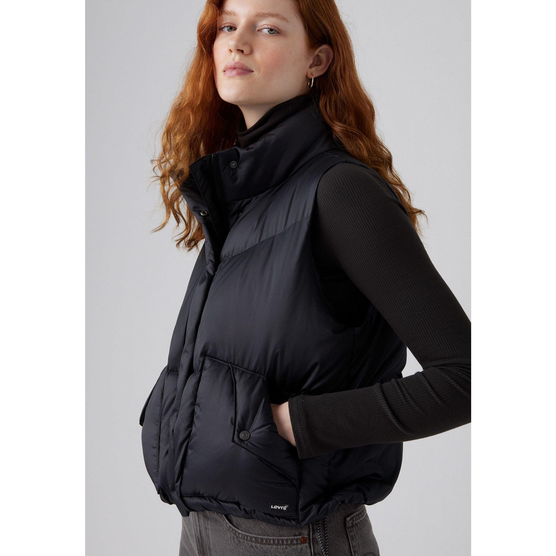 Black - Levis - Women's Levi's Western Insulated Short Puffer Jacket - 2