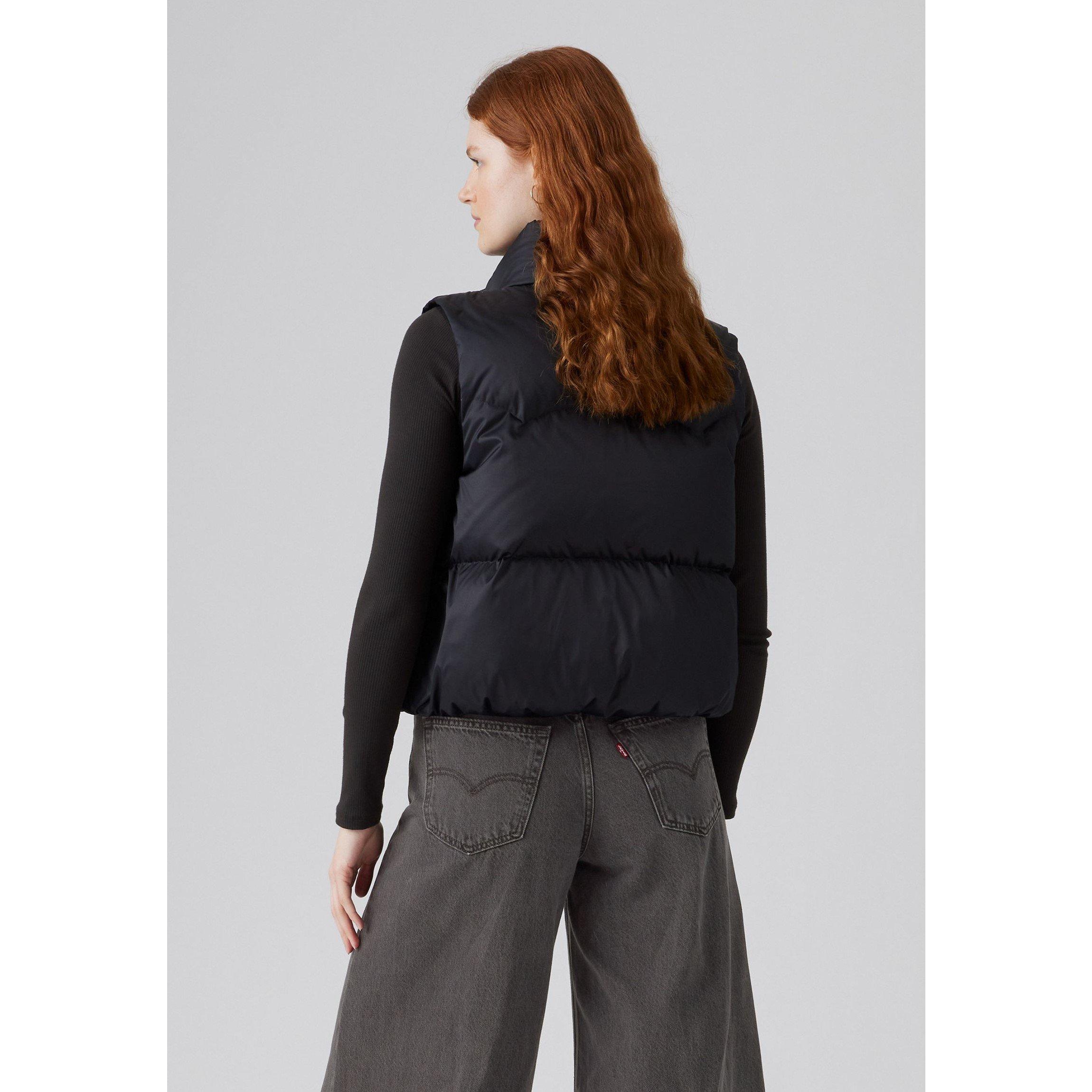 Black - Levis - Women's Levi's Western Insulated Short Puffer Jacket - 3