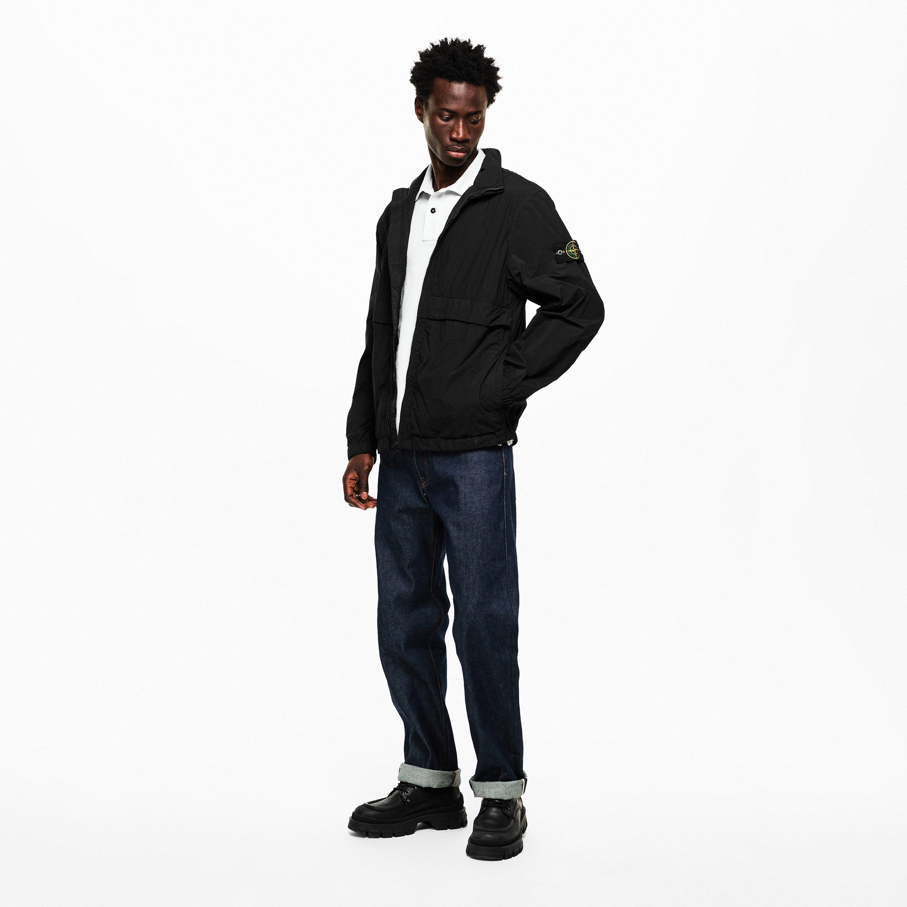 Black V0029 - Stone Island - Men's Harrington Jacket - 6