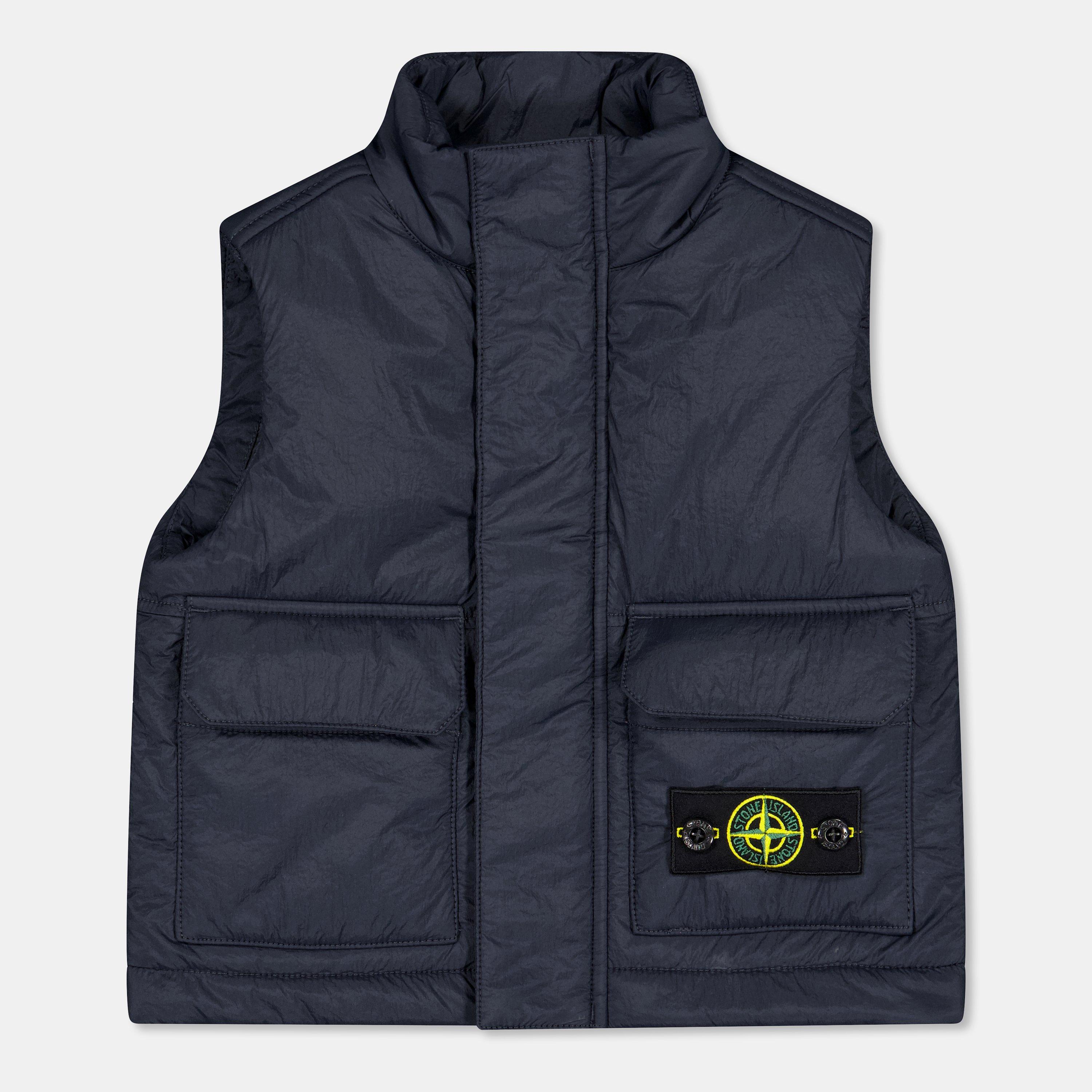 Navy V0020 - Stone Island - Kids' Gilet - 1