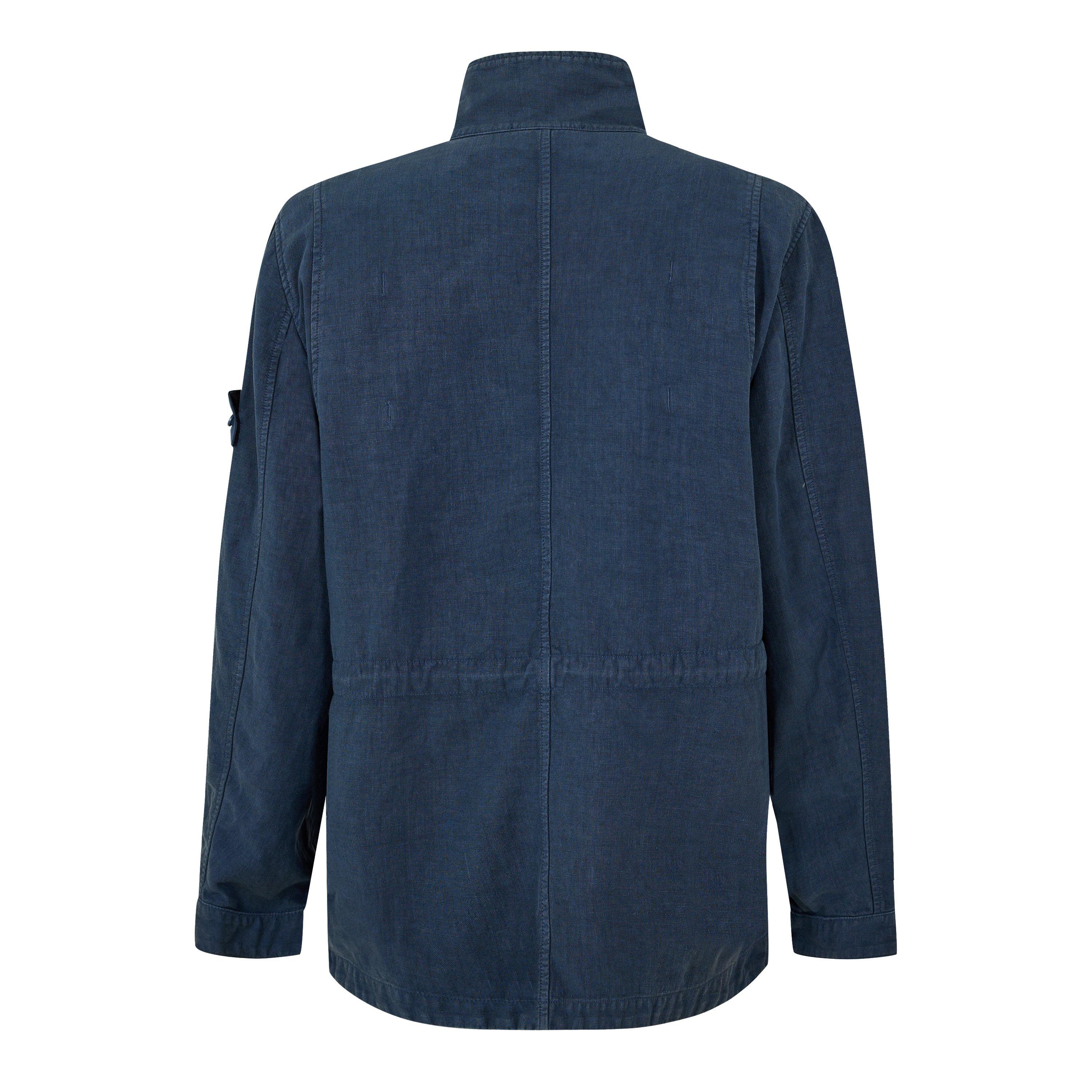 Slate Blu V002E - Stone Island - Mens Ghost Field Jacket - 2