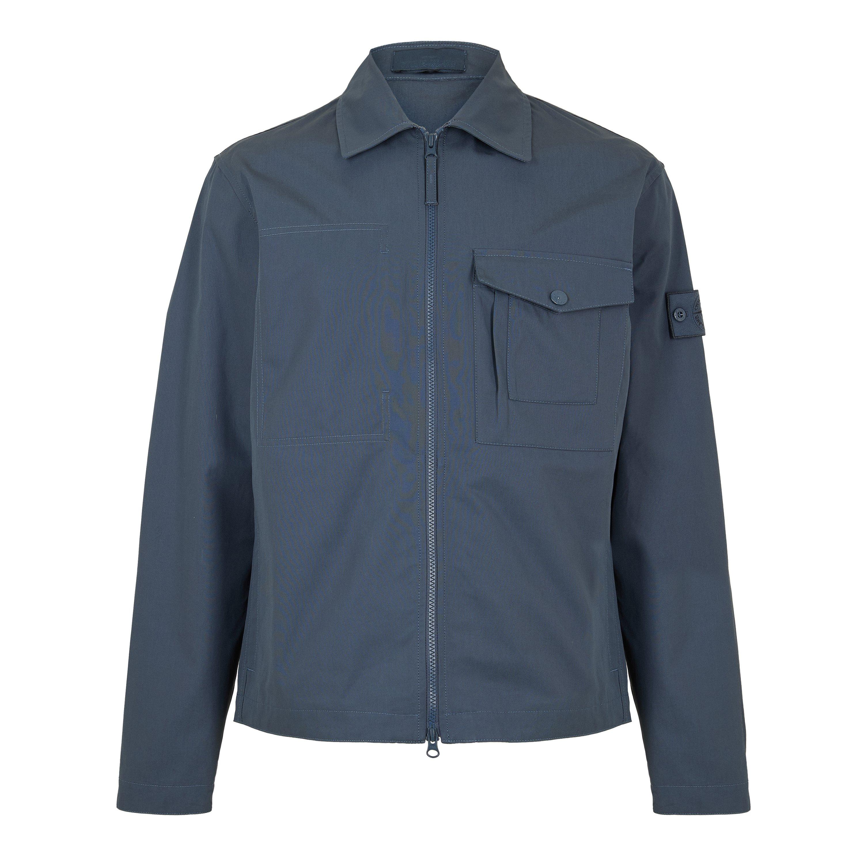 Stone Island Ghost Mens GH Overshirt - Slate Blu V002E - Size 2XL