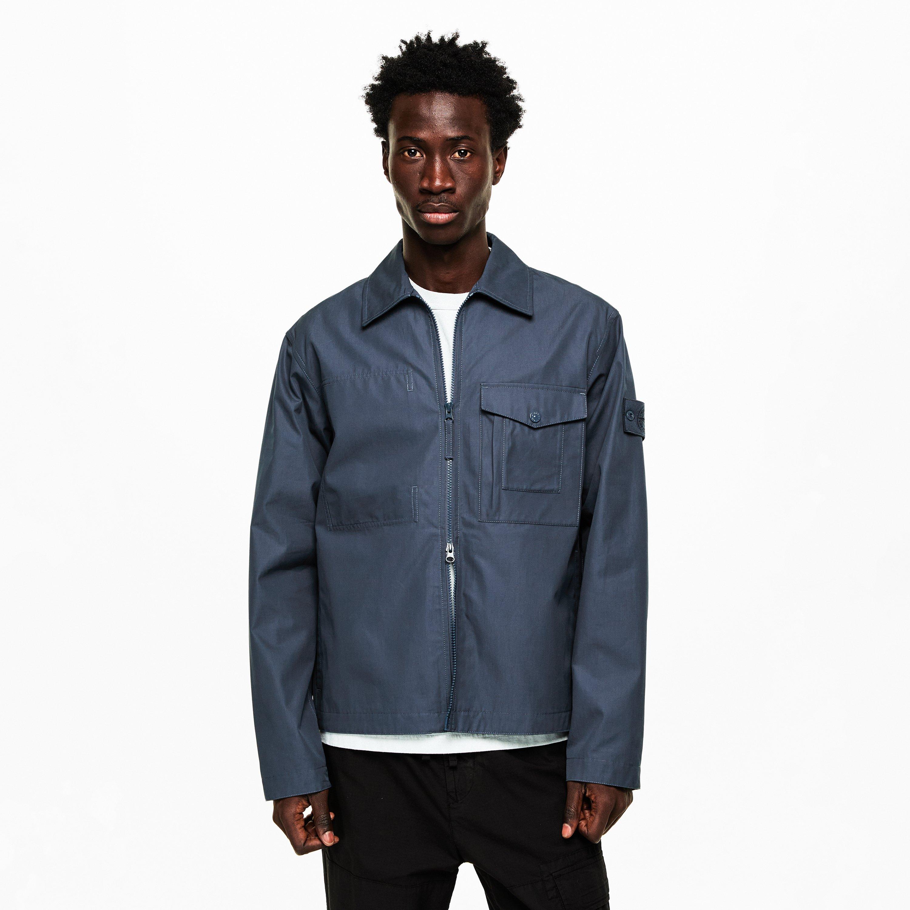 Slate Blu V002E - Stone Island - Mens GH Overshirt - 3