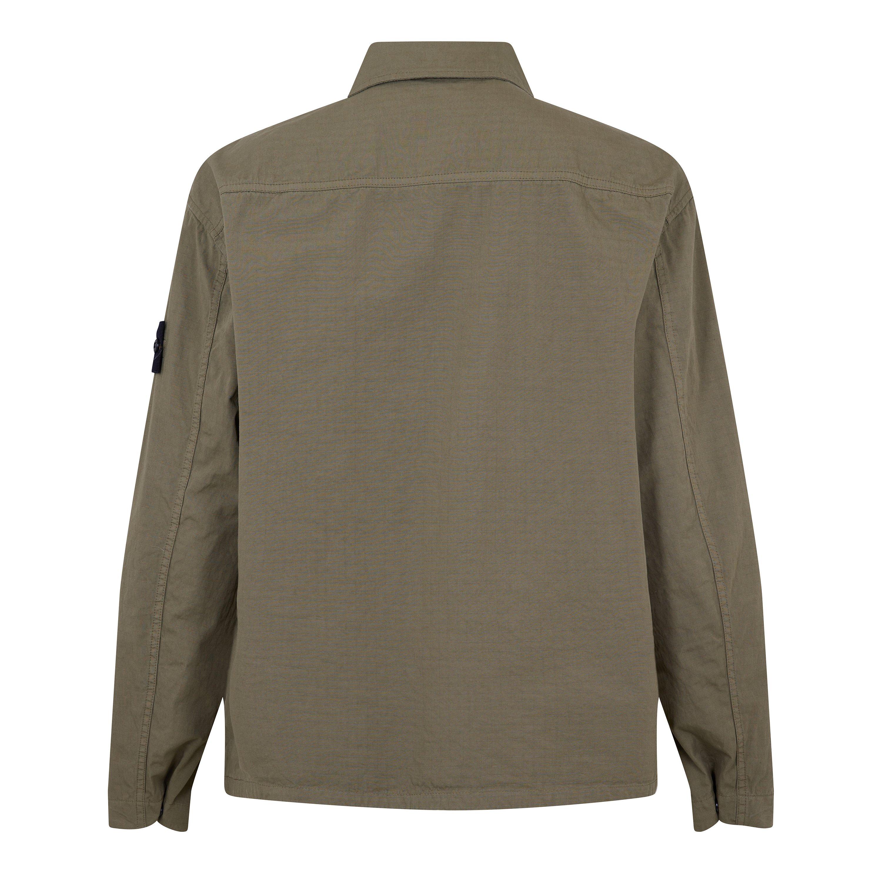 Mil Green V005G - Stone Island - Stone Ripstop Oshirt Sn62 - 2