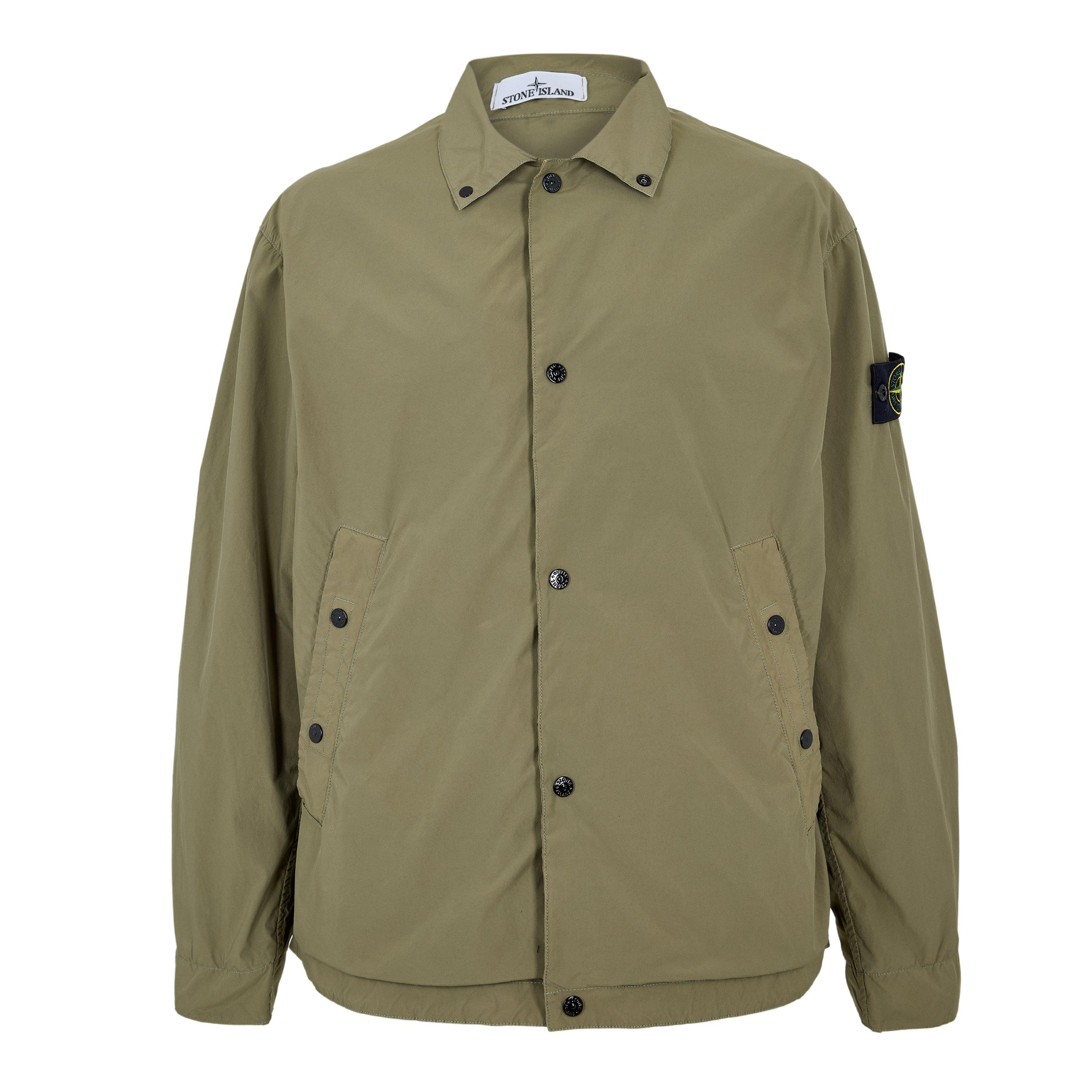 Mil Green V005G - Stone Island - Men's PTC Coach Jacket - 1