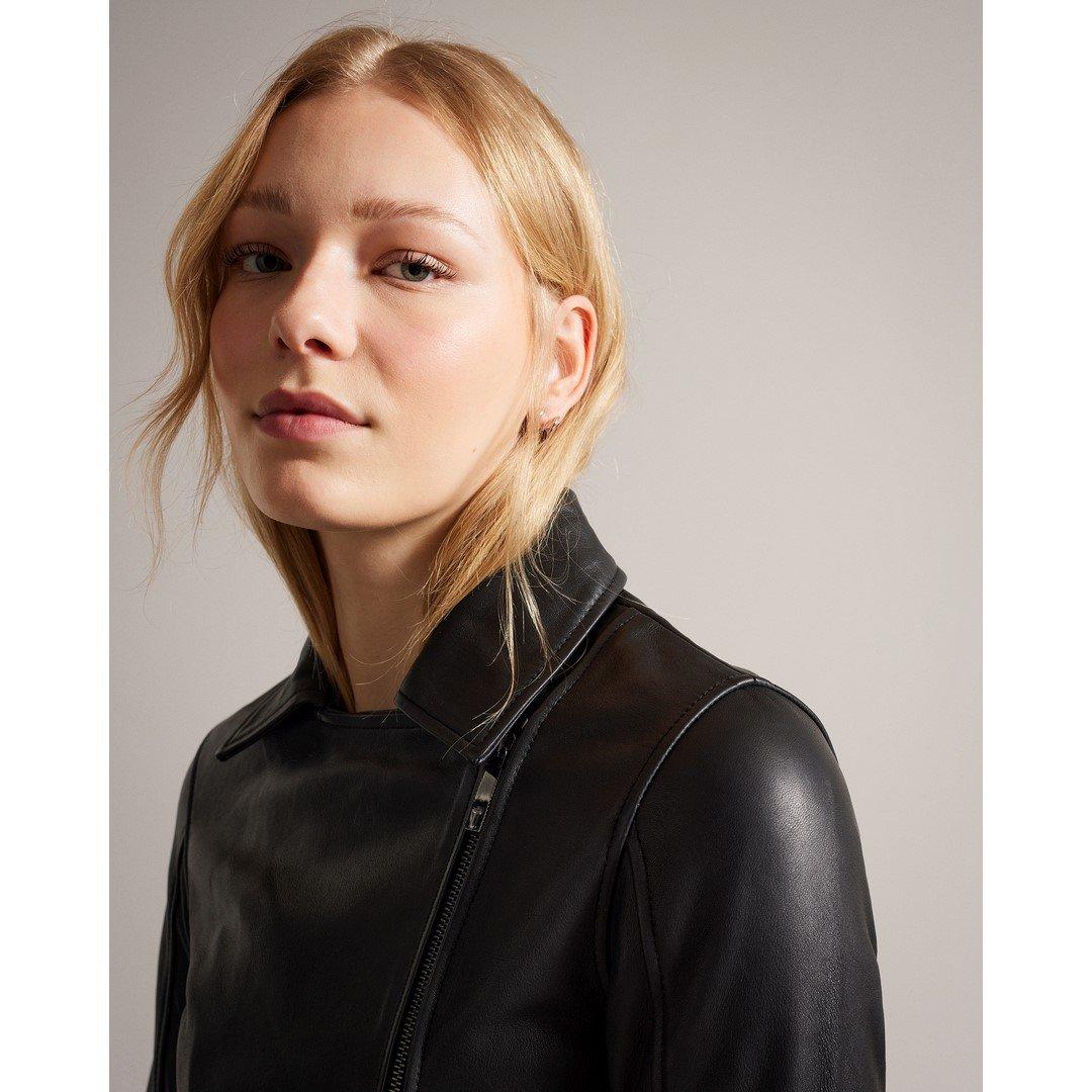 Ted Baker Lizia Biker Jacket Leather Jackets Cruise Fashion