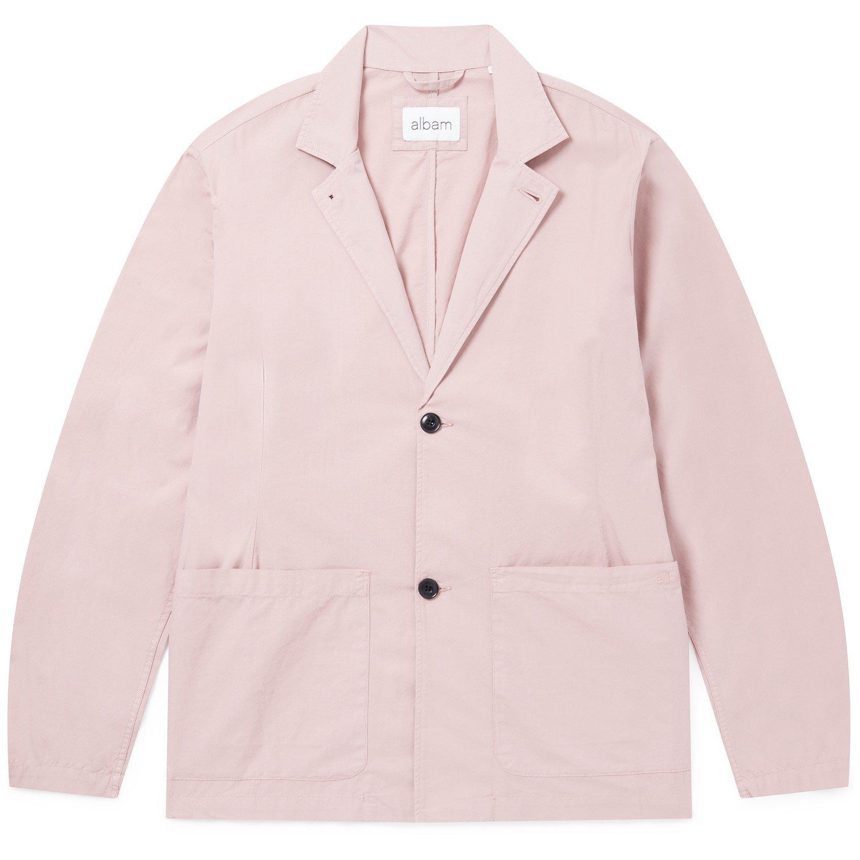 Washed Pink 051 - Albam - Men's Poplin Tailored Fit Blazer - 1