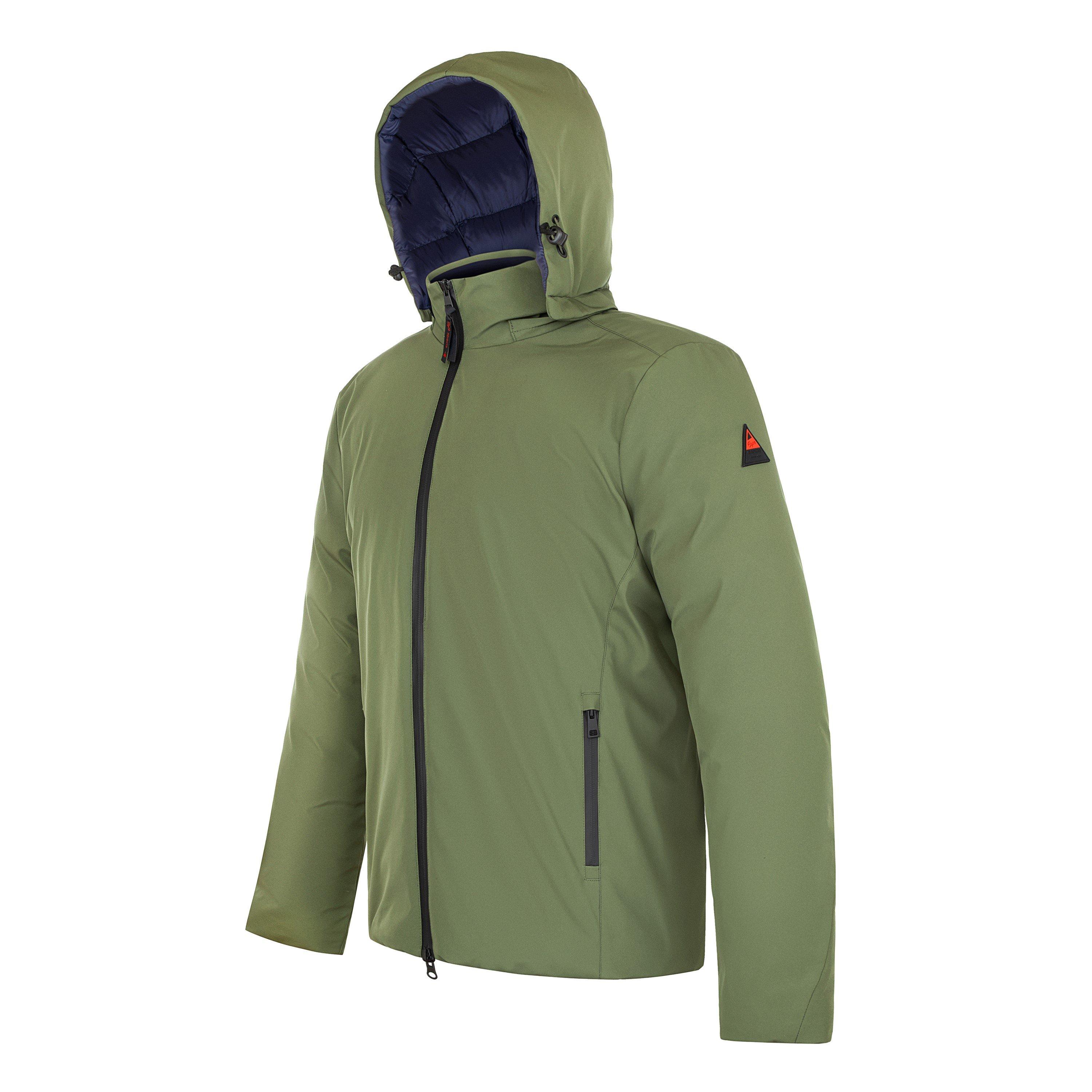 Verde/Marinho - Cape Heights - Men's Short Lite Puffer Jacket - 3